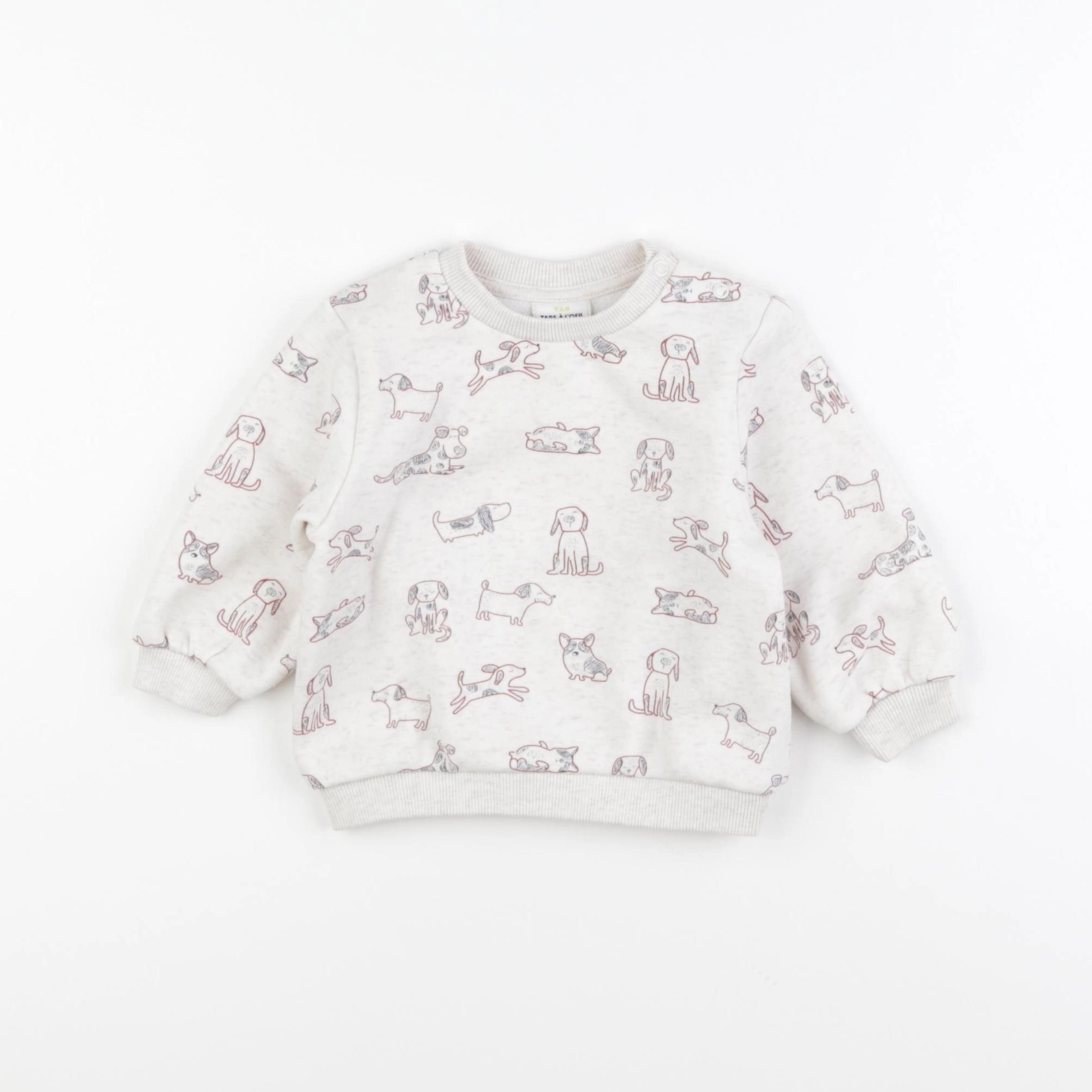 Tape à l'oeil - sweat beige - 12 mois