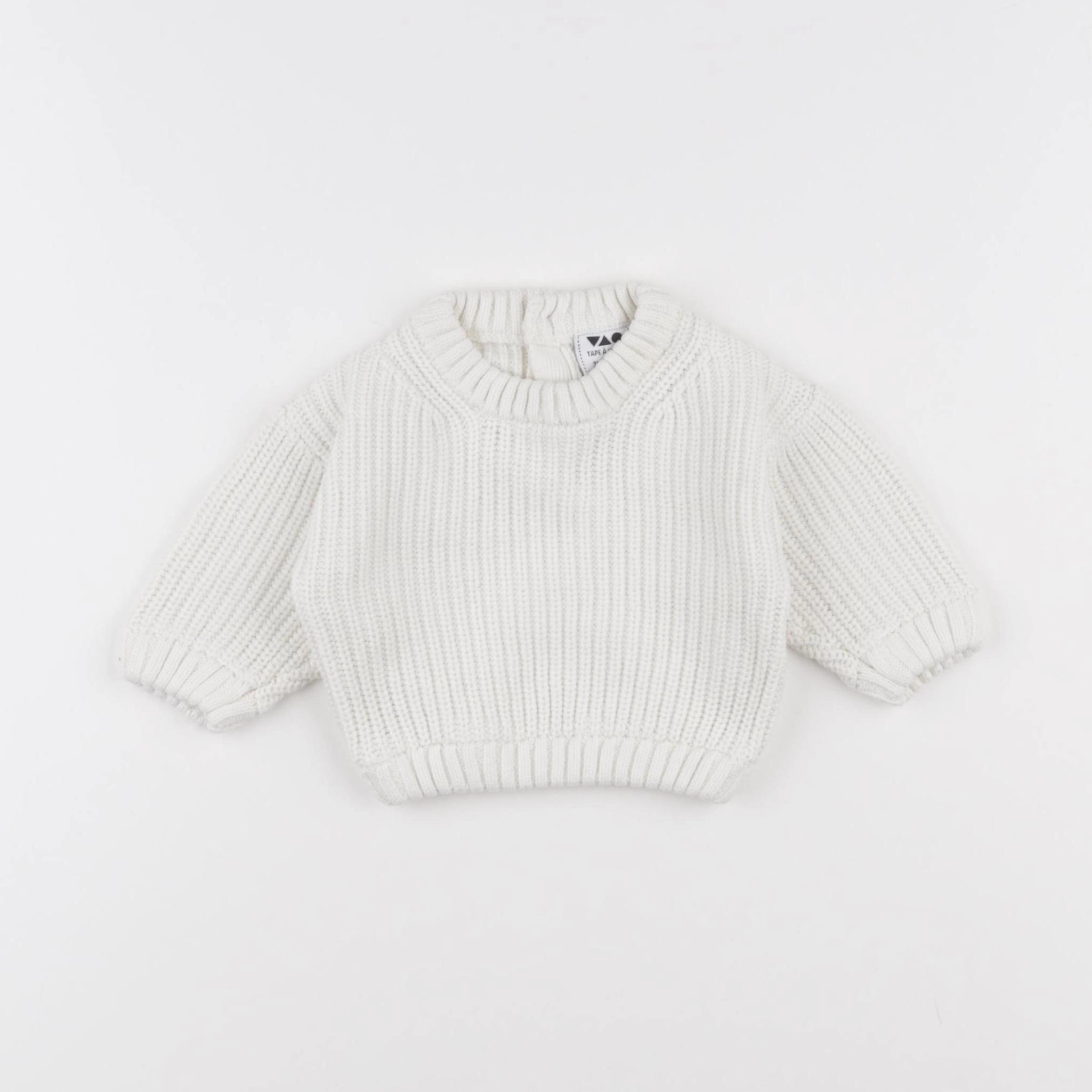 Tape à l'oeil - pull beige - 3 mois
