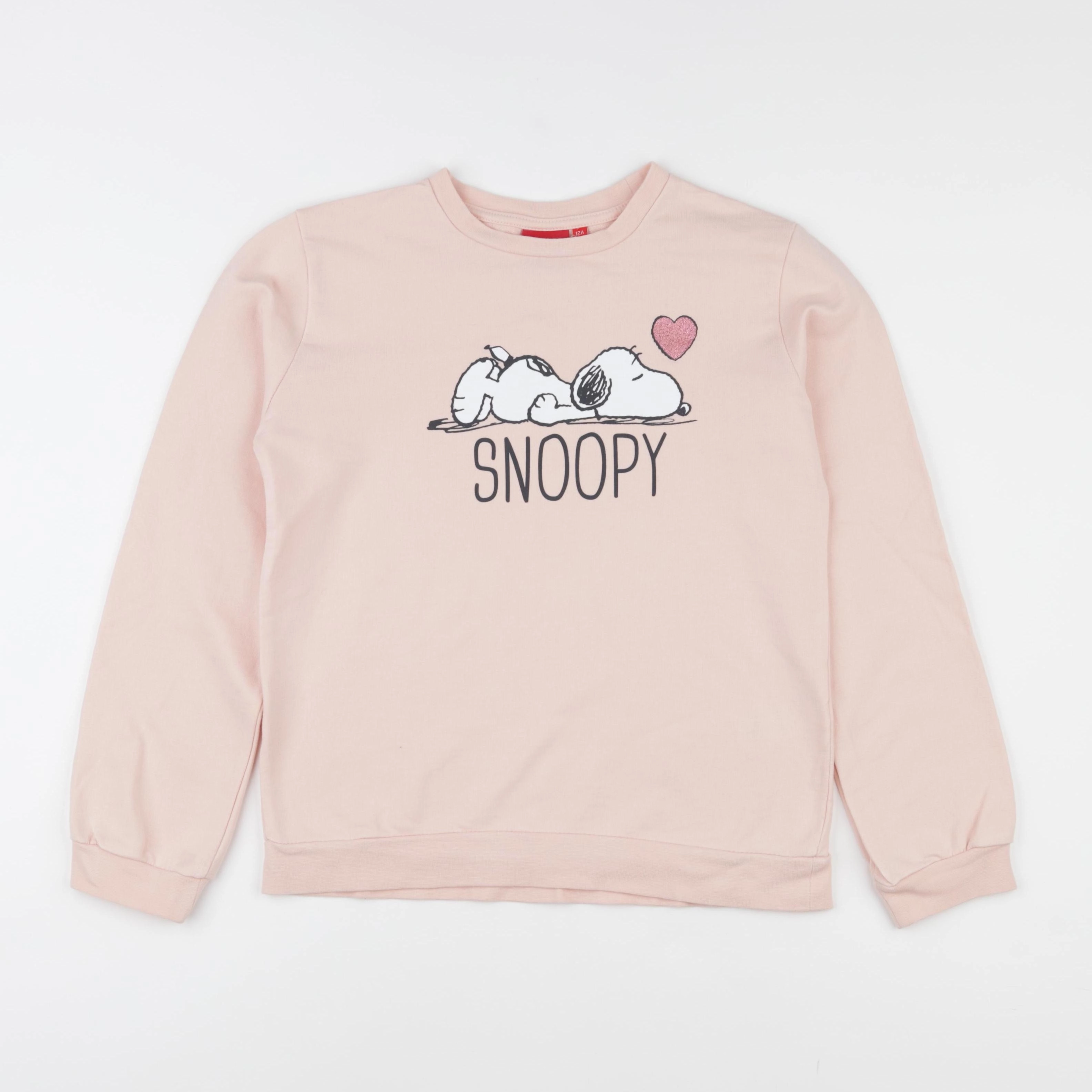Vertbaudet - sweat rose - 12 ans