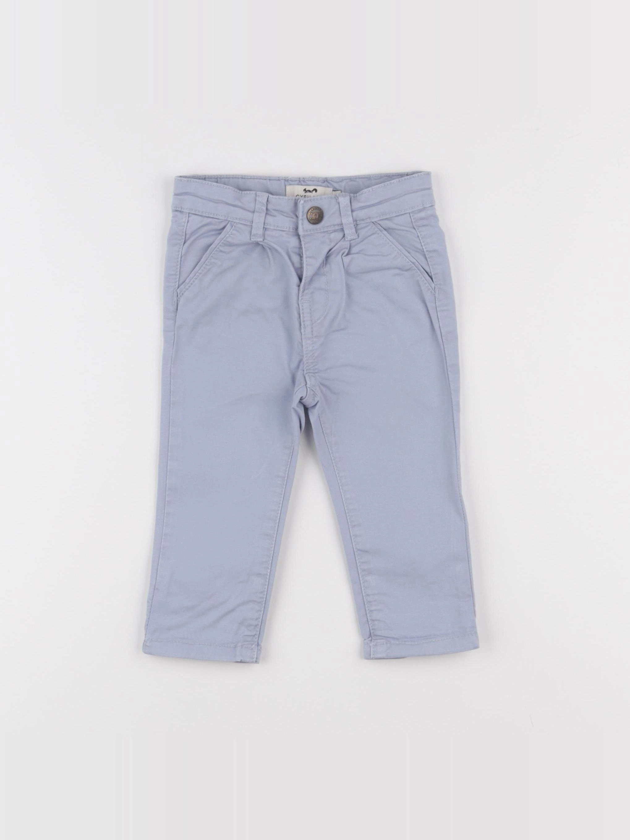 Cyrillus - pantalon bleu - 9 mois