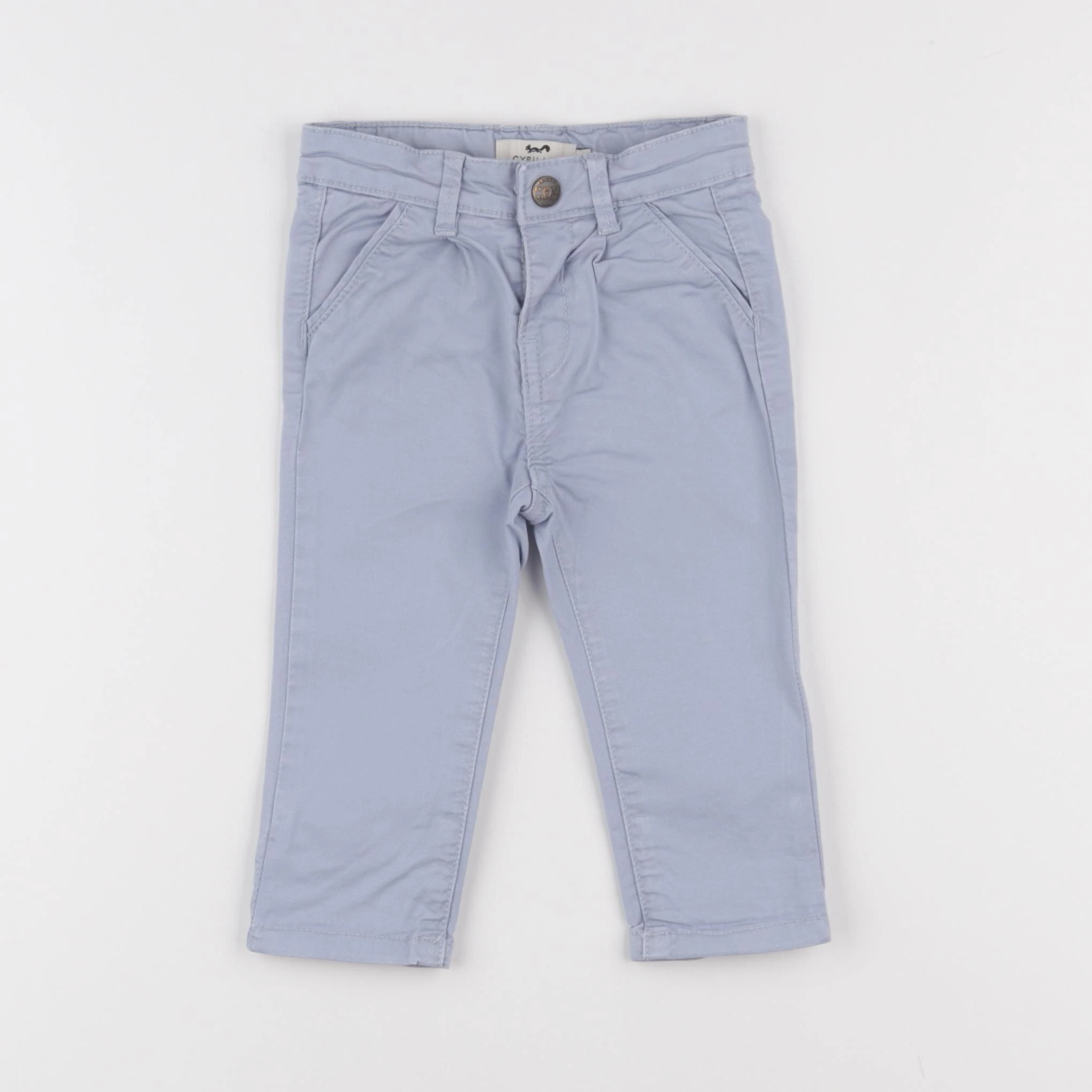 Cyrillus - pantalon bleu - 9 mois
