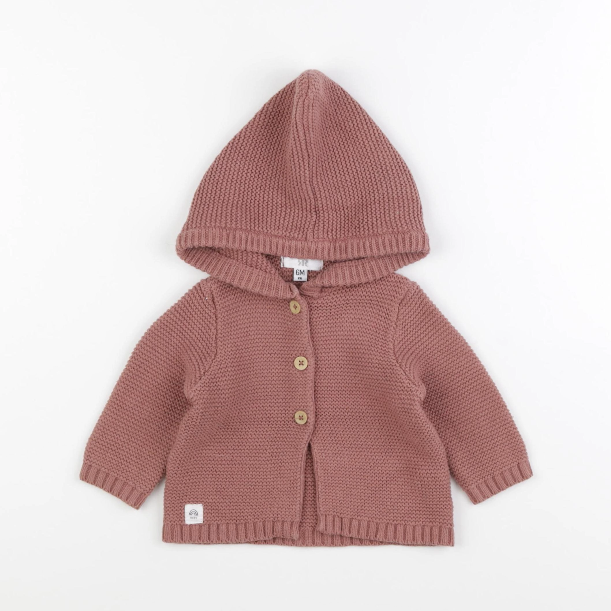 La Redoute - gilet rouge - 6 mois