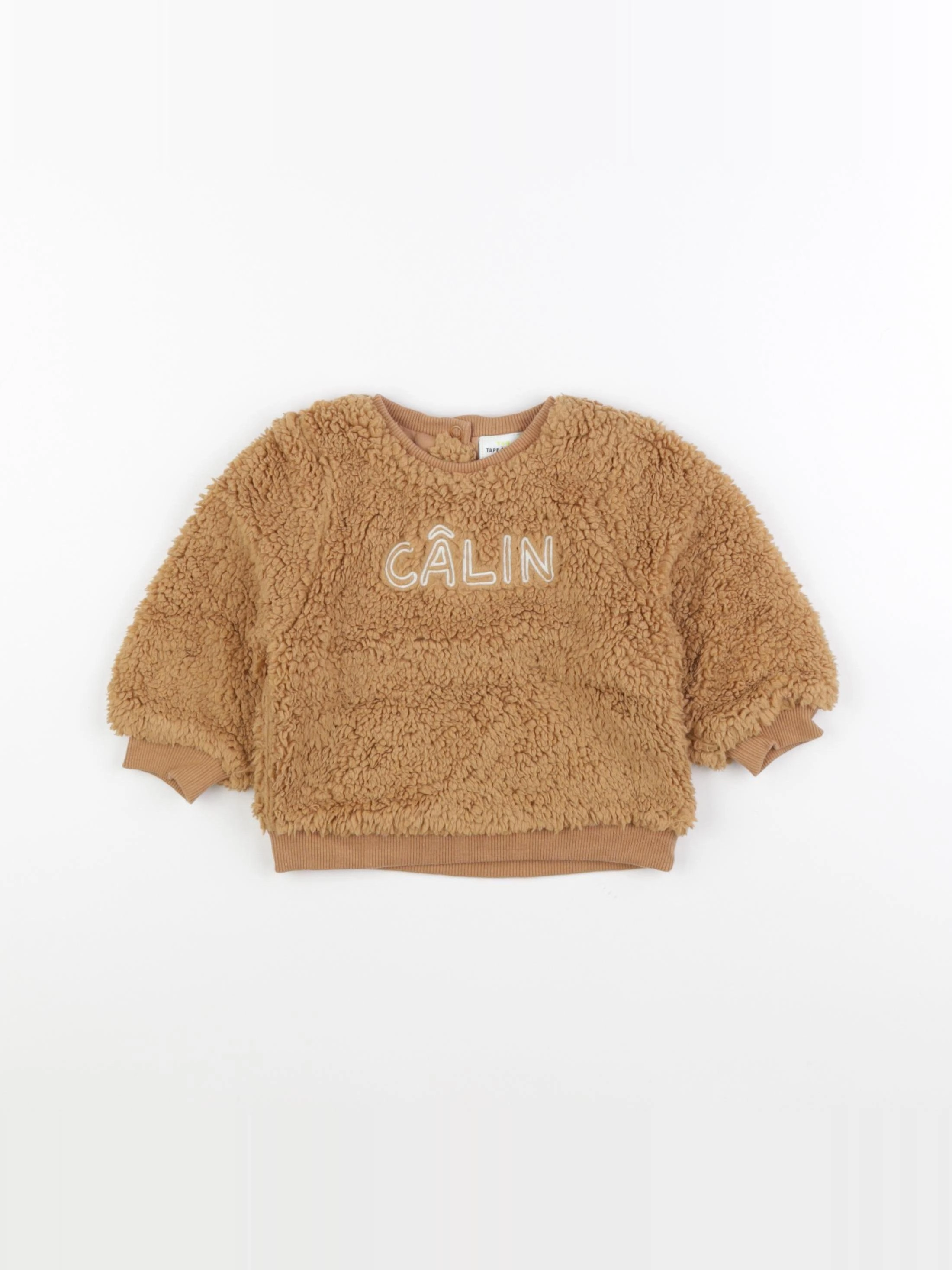 Tape à l'oeil - sweat marron - 12 mois
