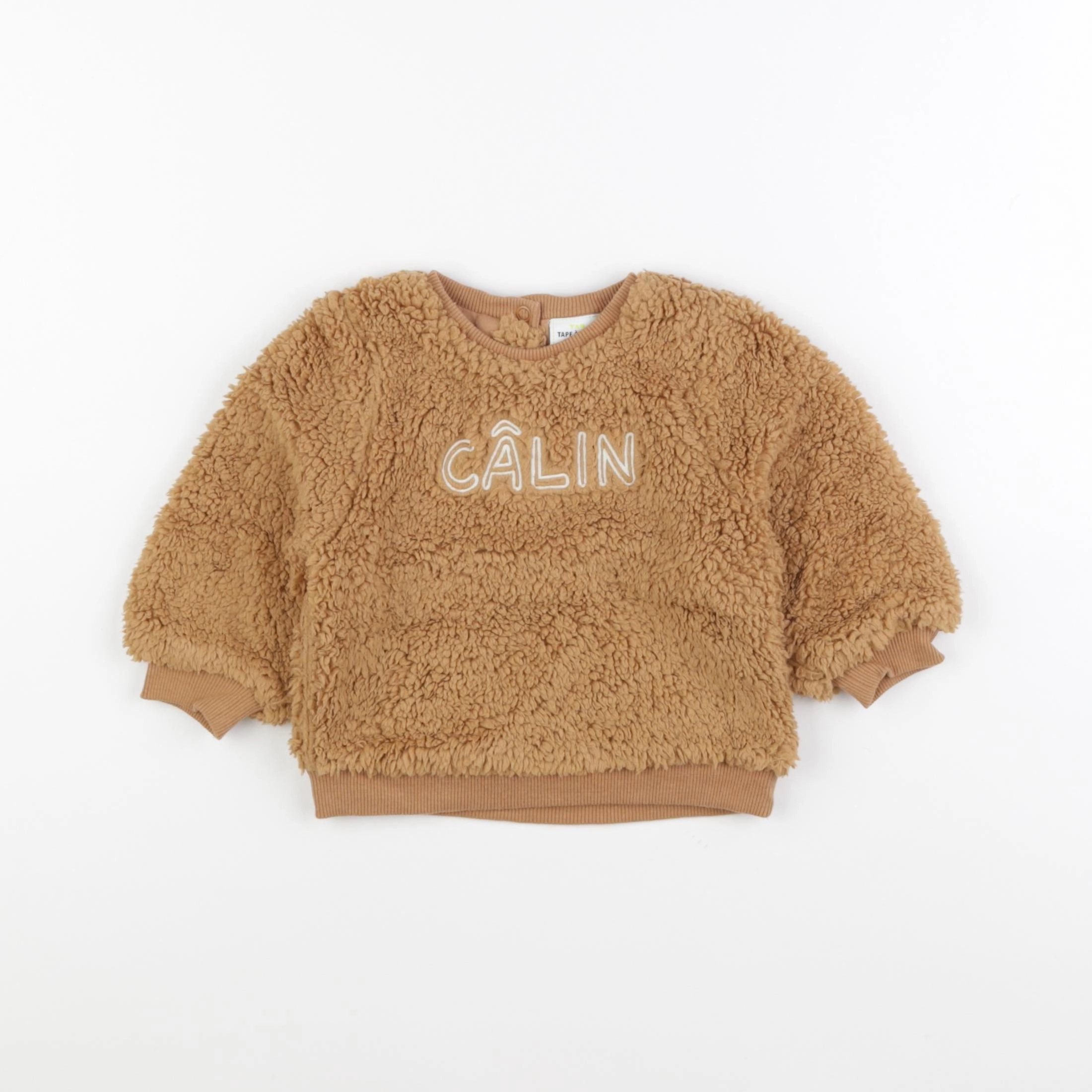 Tape à l'oeil - sweat marron - 12 mois