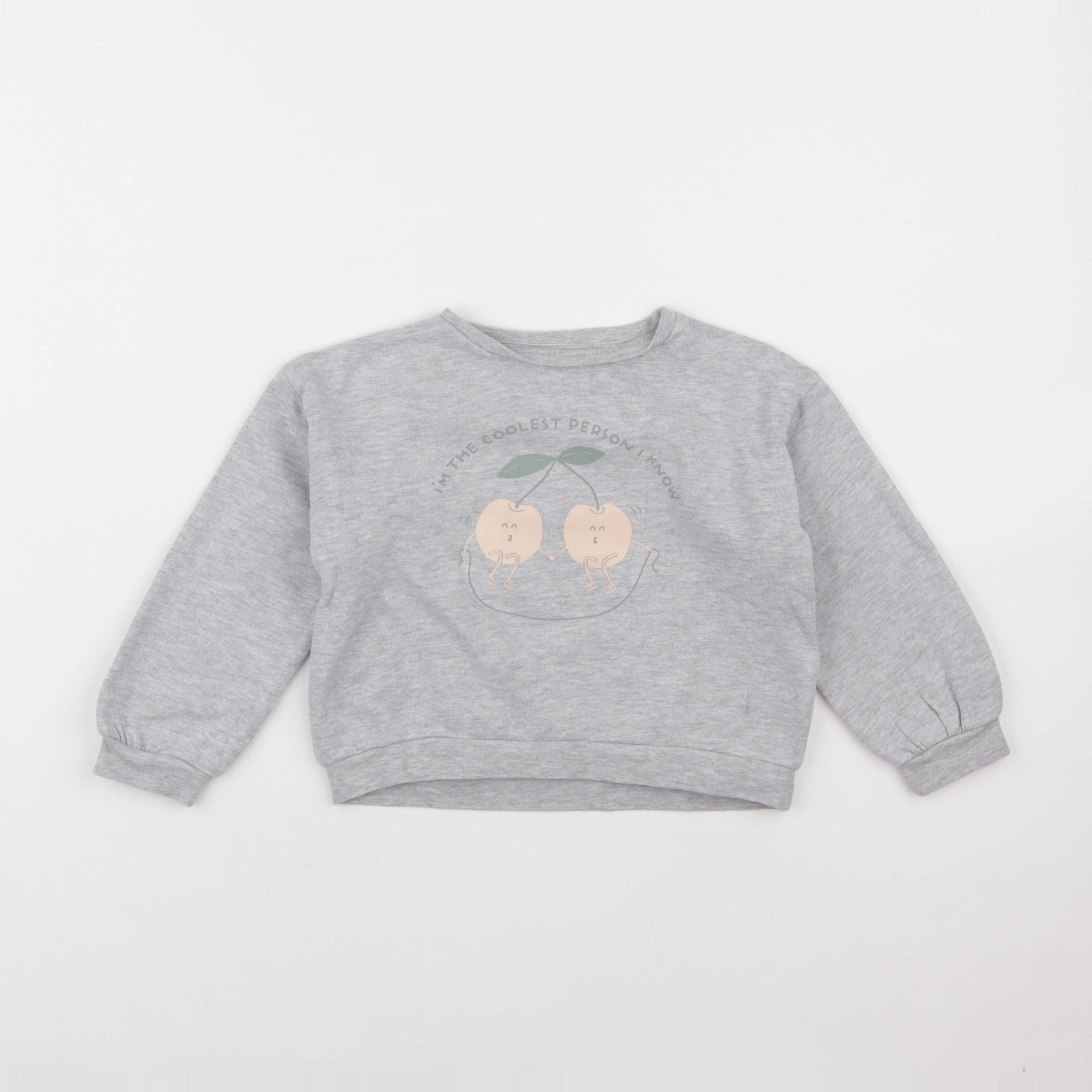 Vertbaudet - sweat gris - 5 ans