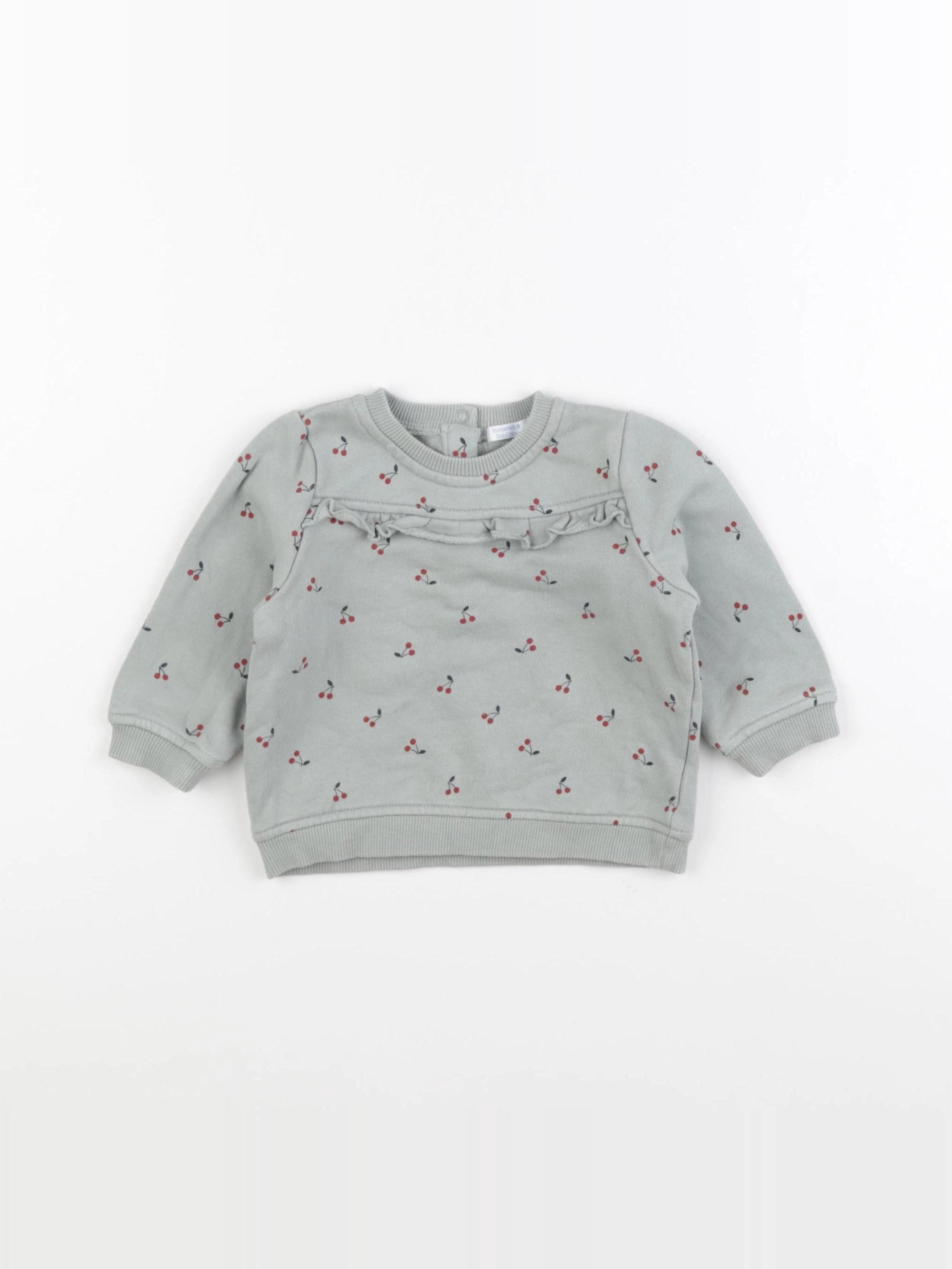 Boutchou - sweat vert - 12 mois