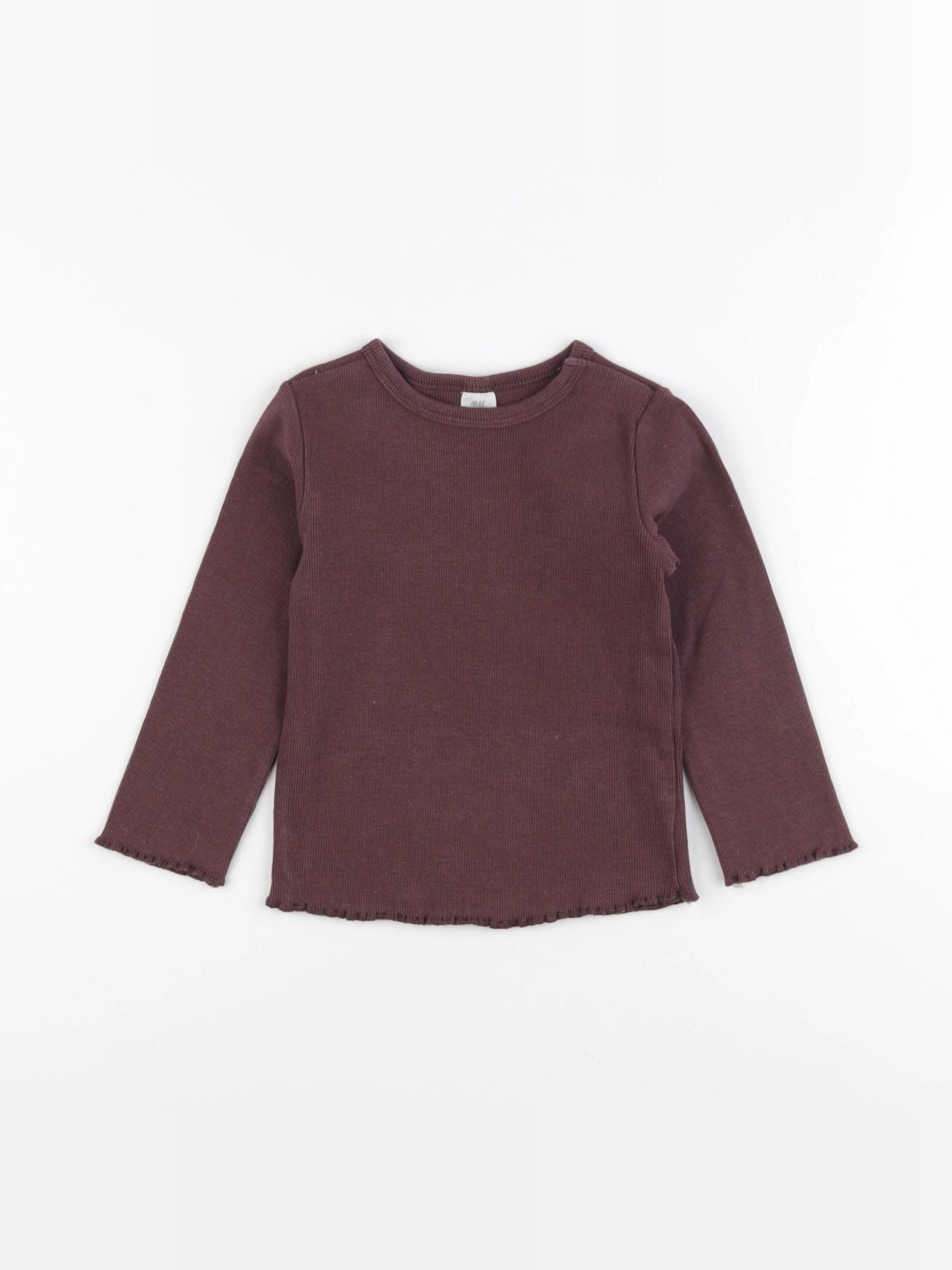 H&M - tee-shirt violet - 18/24 mois