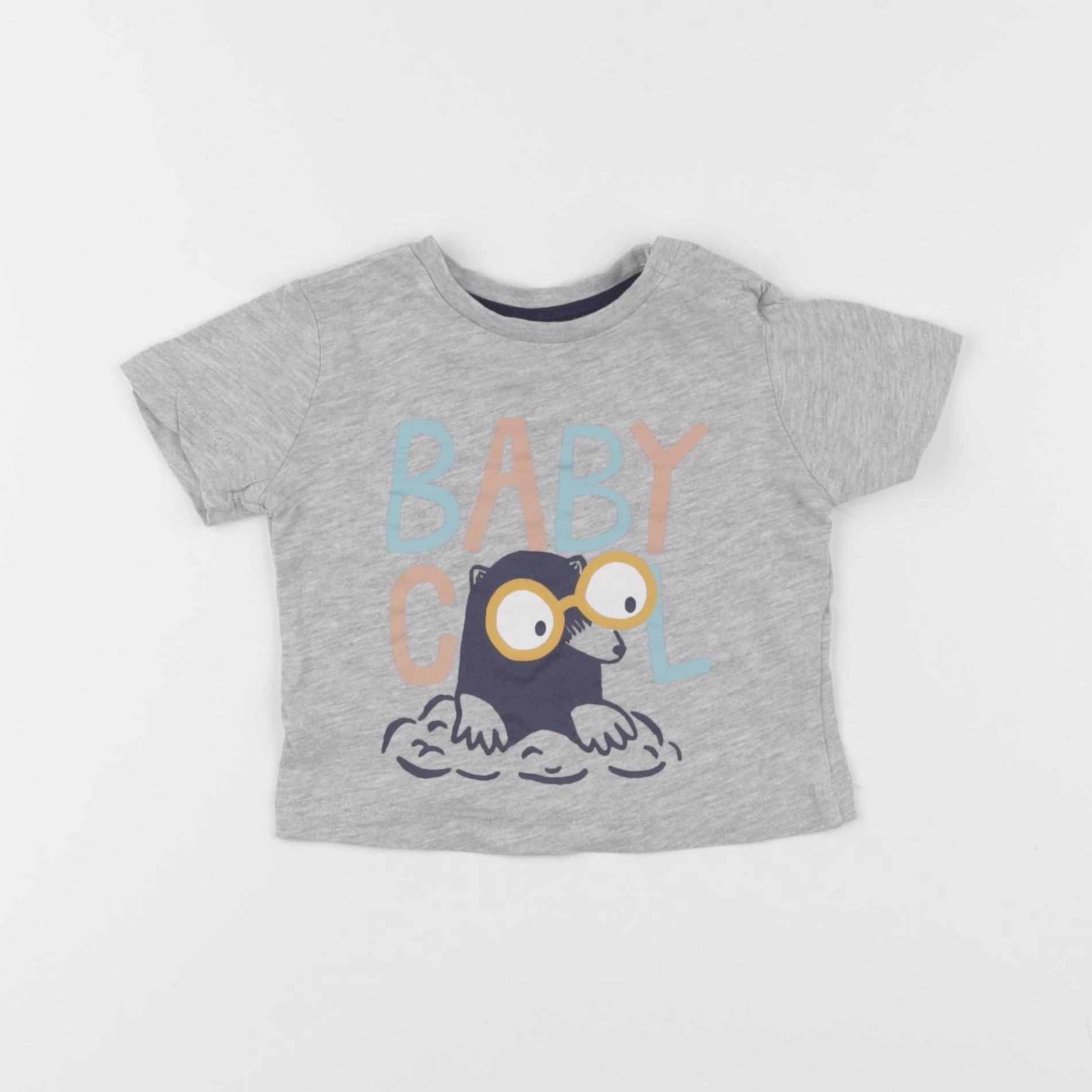 Boutchou - tee-shirt gris - 6 mois