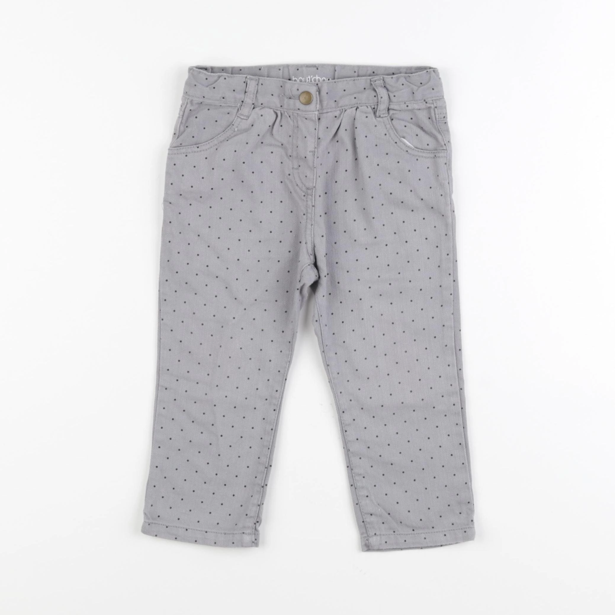 Boutchou - pantalon gris - 18 mois