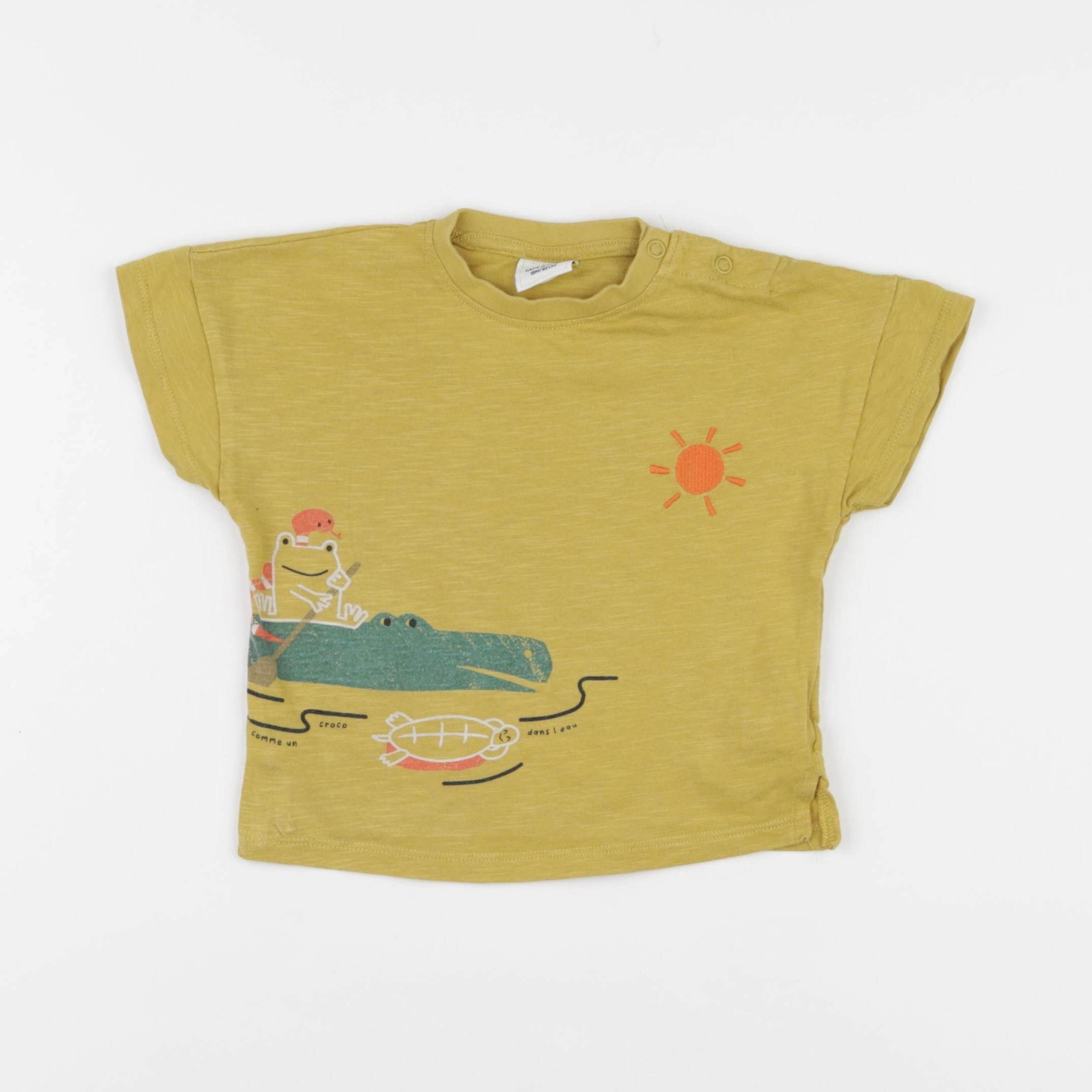 Tape à l'oeil - tee-shirt jaune - 18 mois