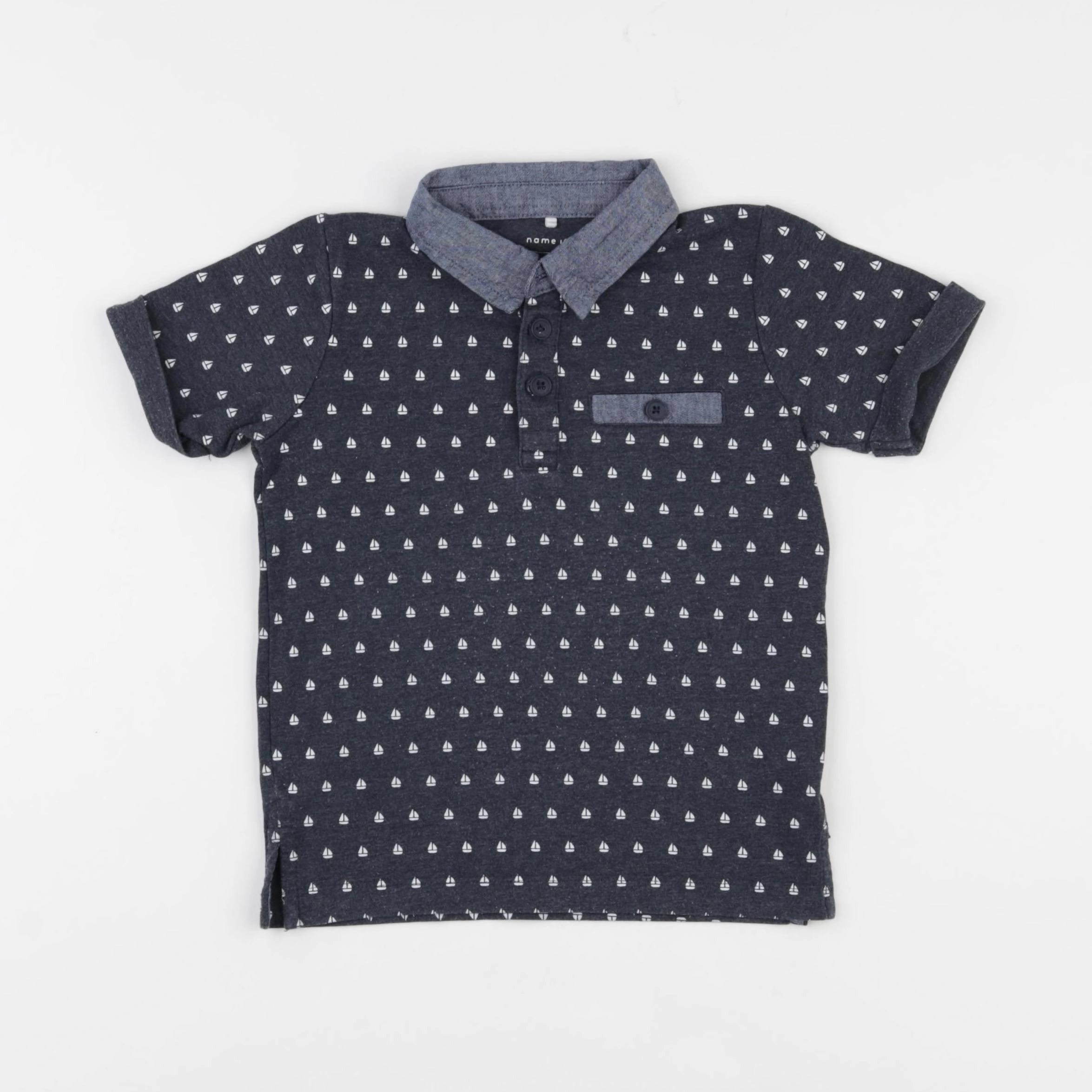 Name it - polo bleu - 18/24 mois
