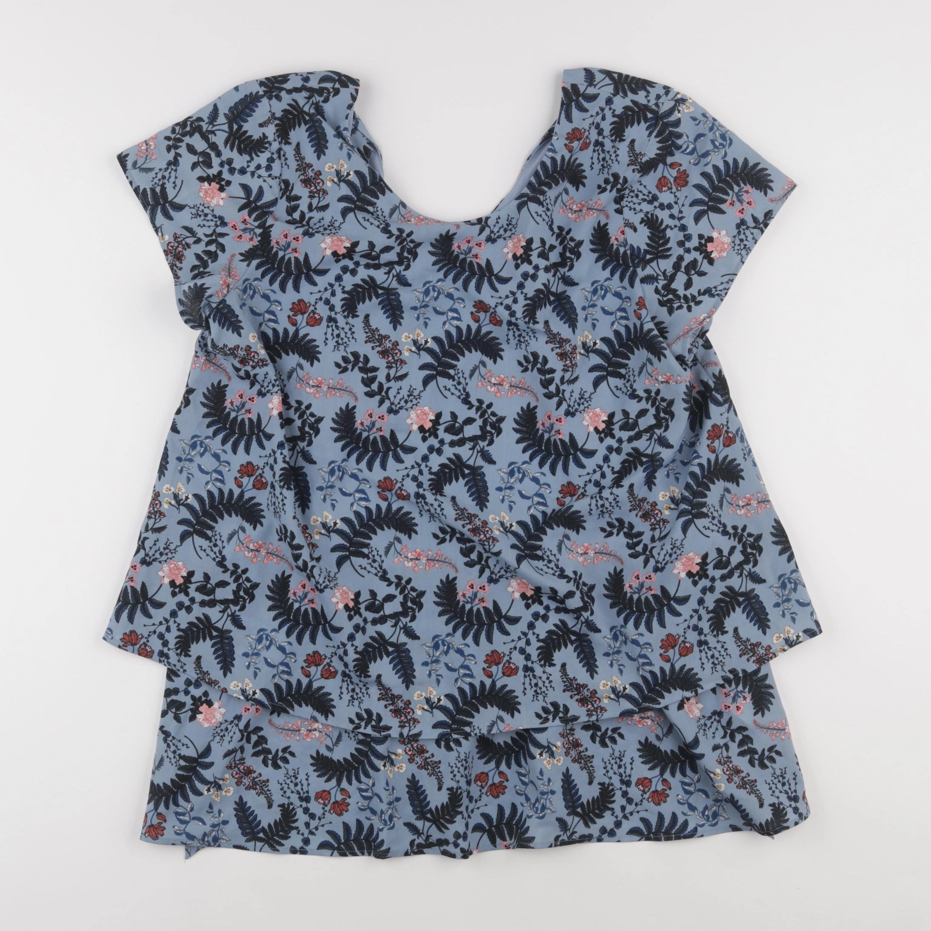 H&M - blouse grossesse, allaitement bleu - s