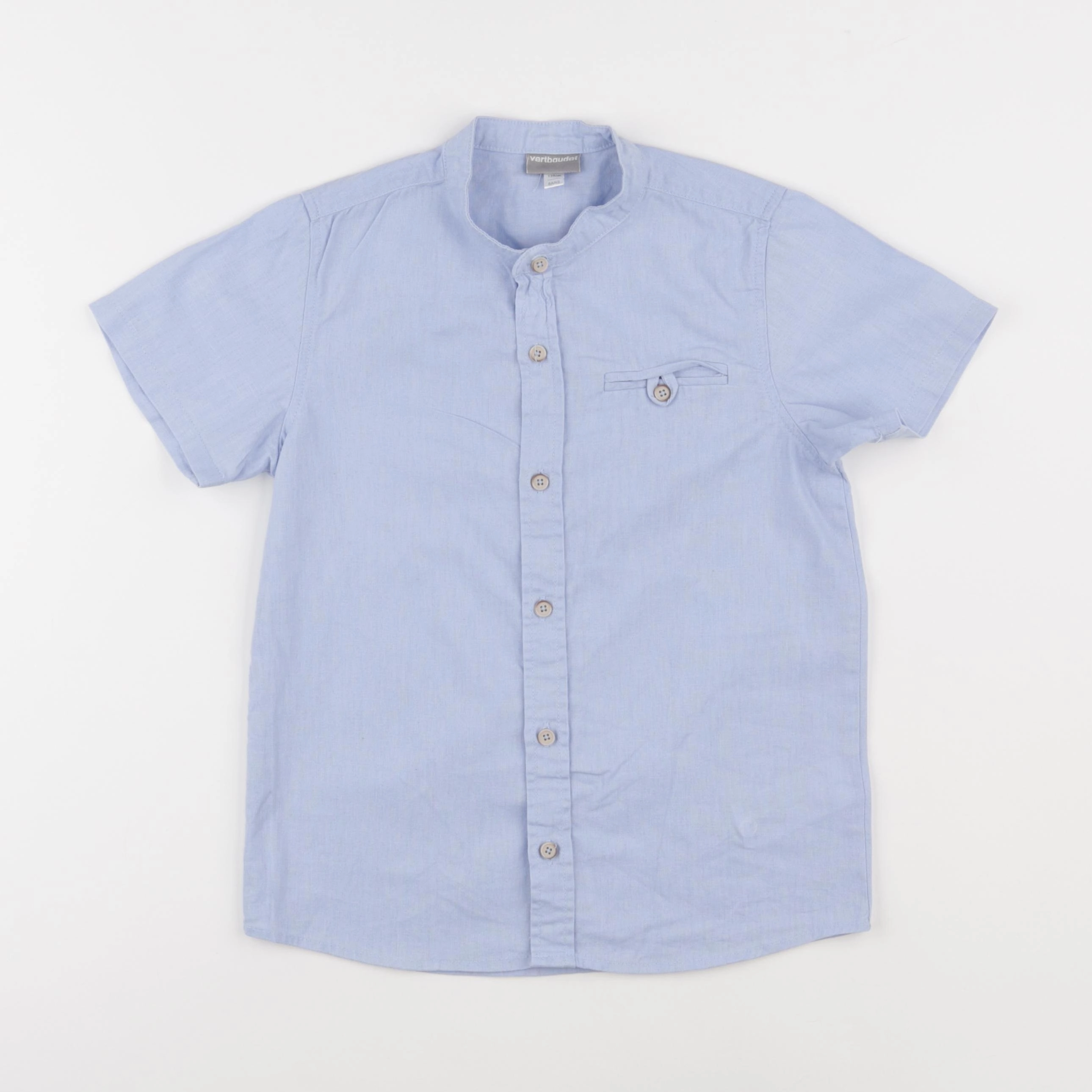 Vertbaudet - chemise bleu - 8 ans