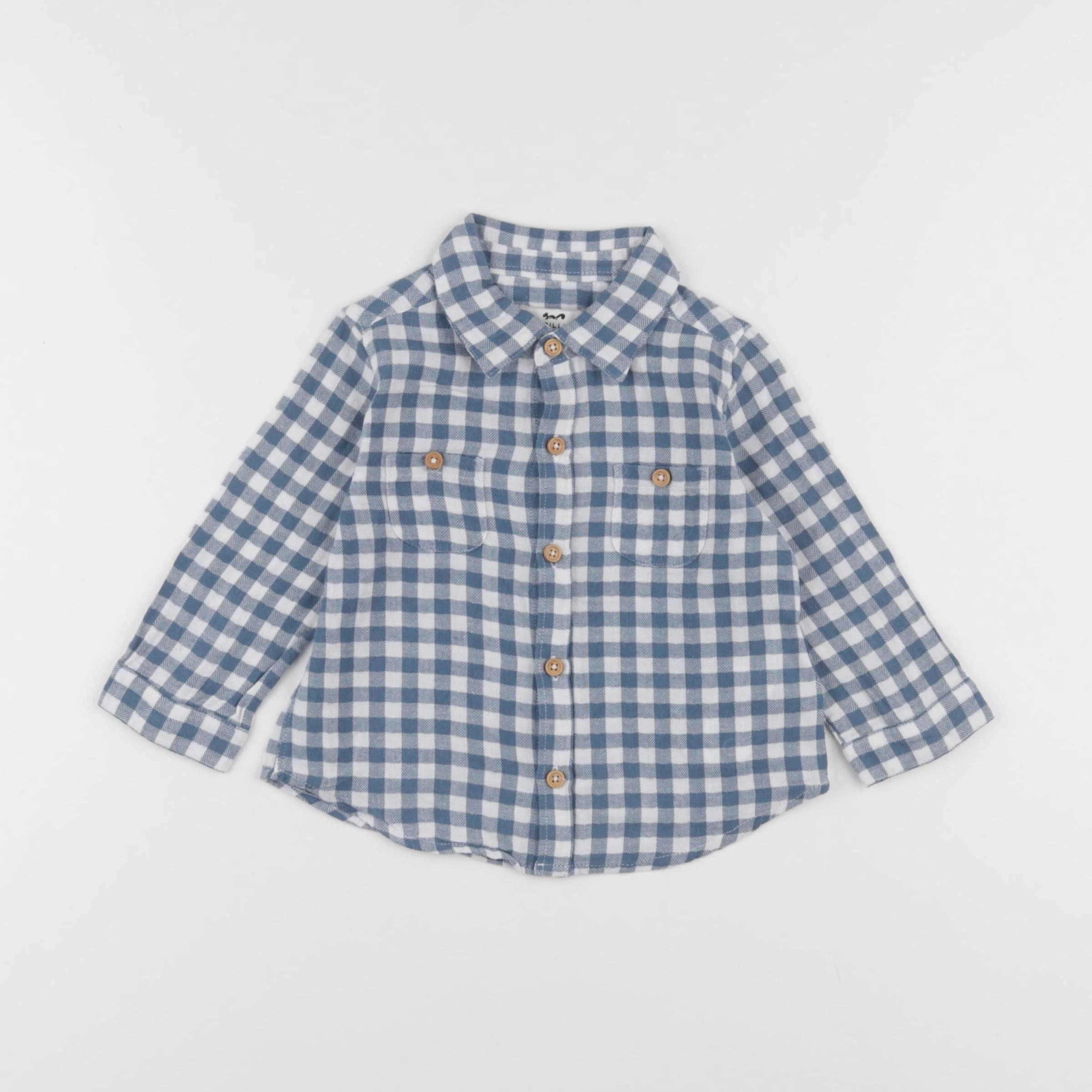 Cyrillus - chemise bleu - 18 mois