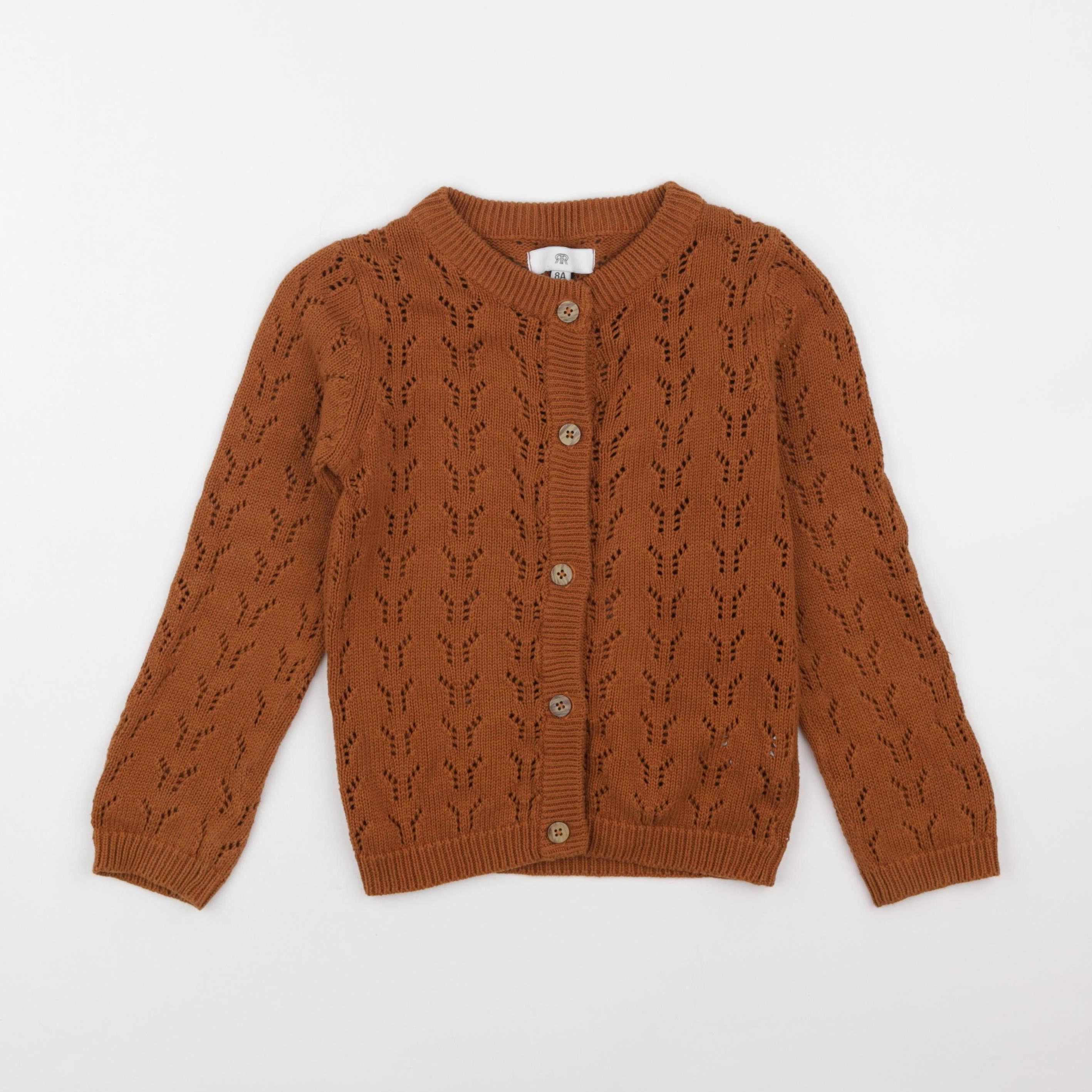 La Redoute - gilet marron - 8 ans