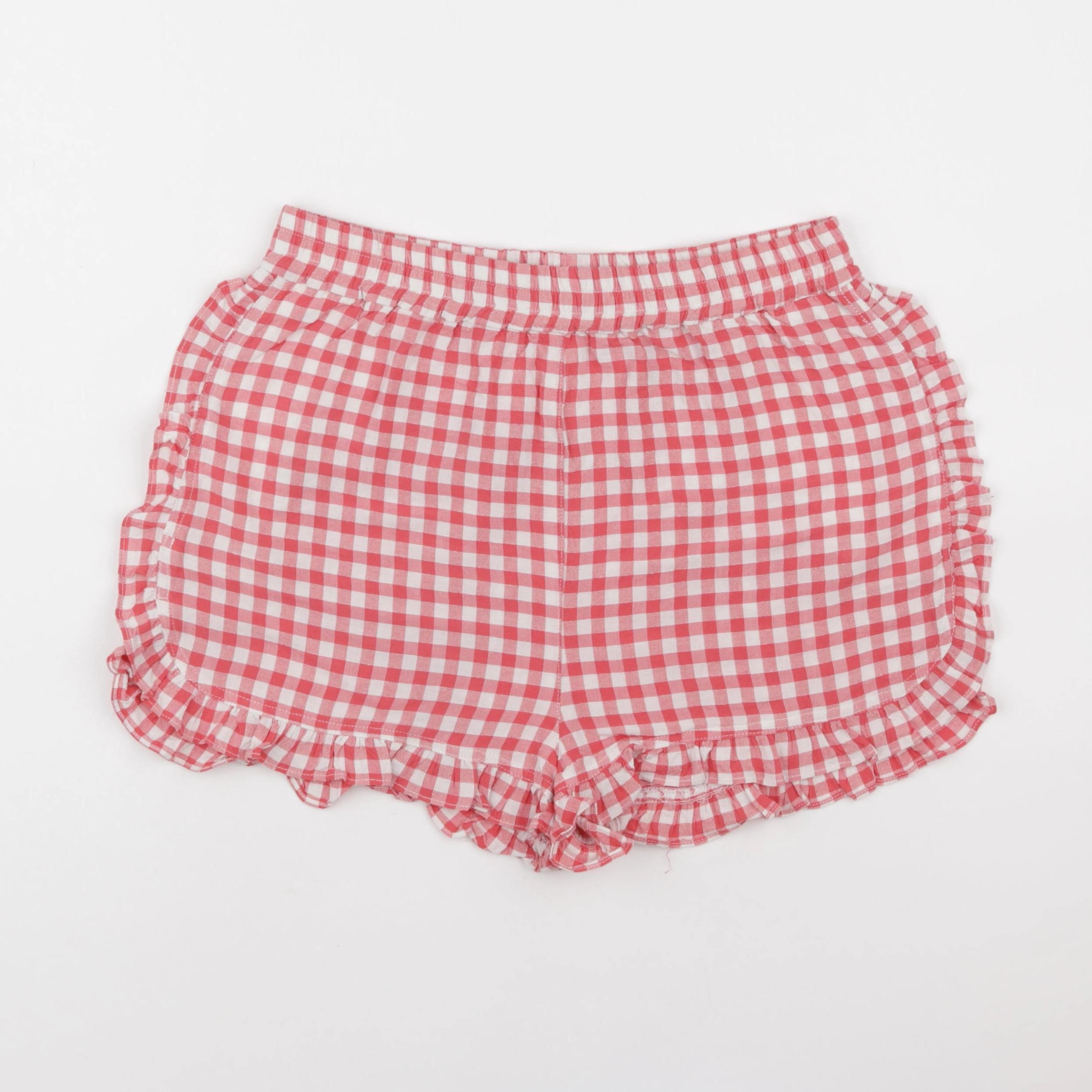 Bellerose - short blanc, rouge - 16 ans
