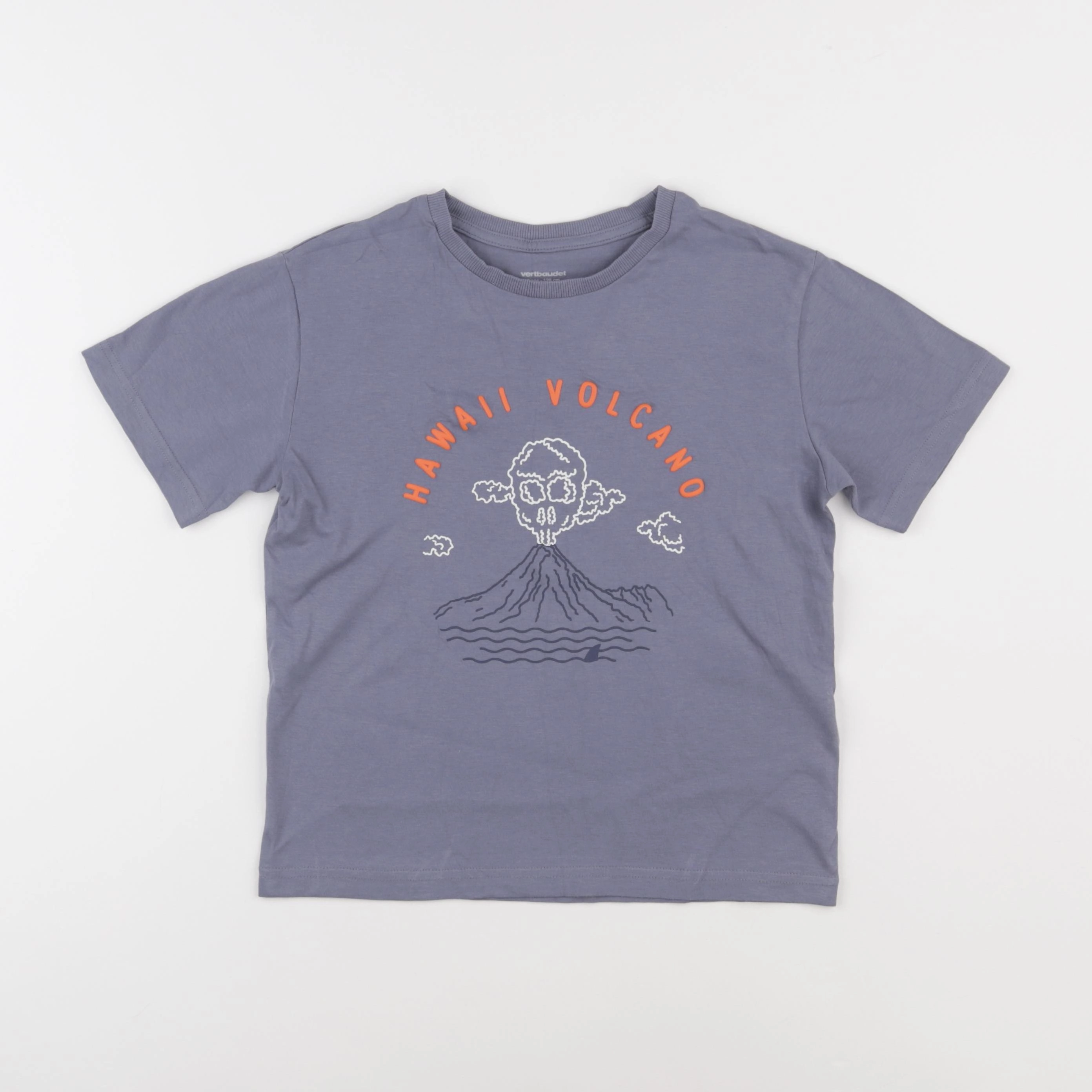Vertbaudet - tee-shirt bleu - 8 ans
