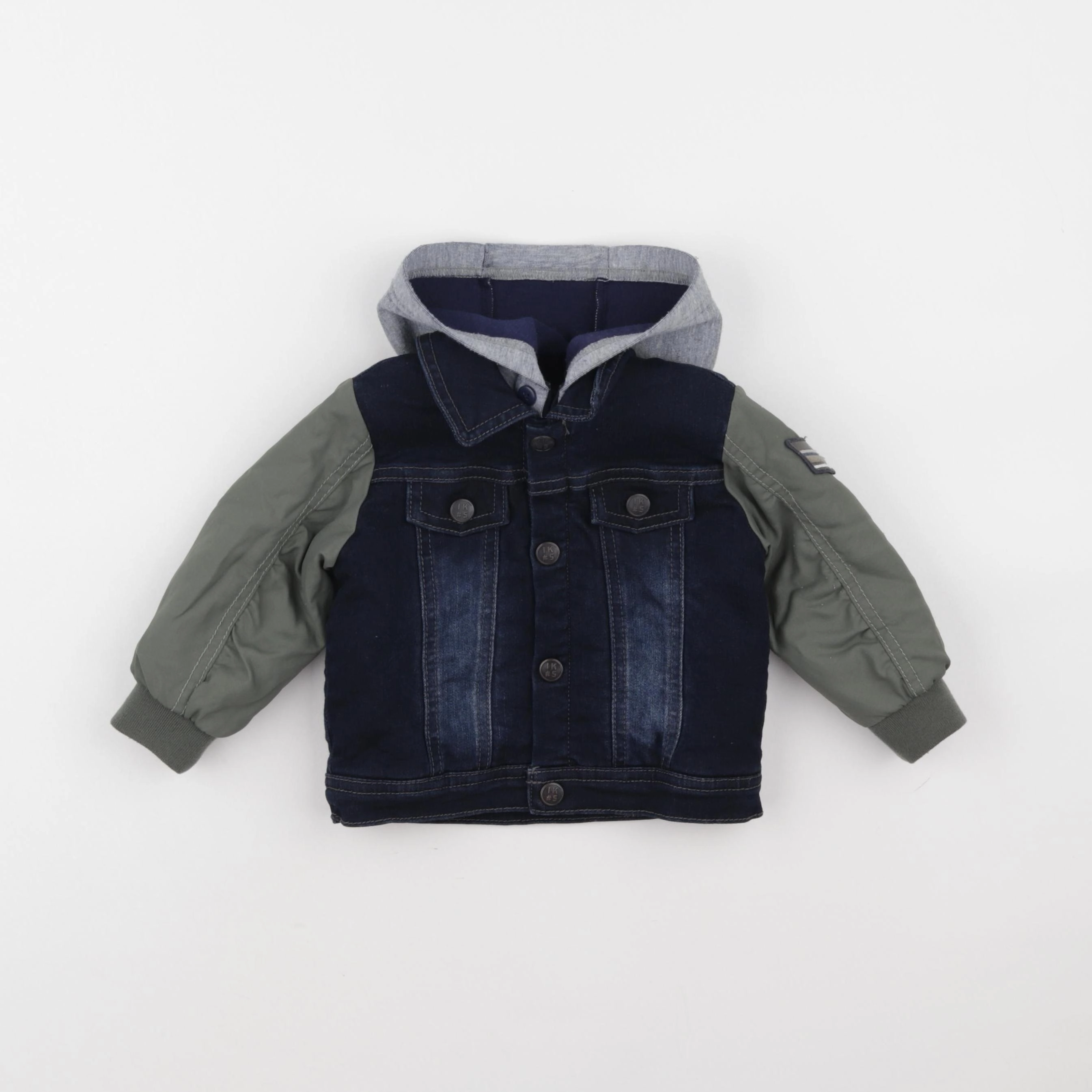 IKKS - veste bleu, vert - 18 mois