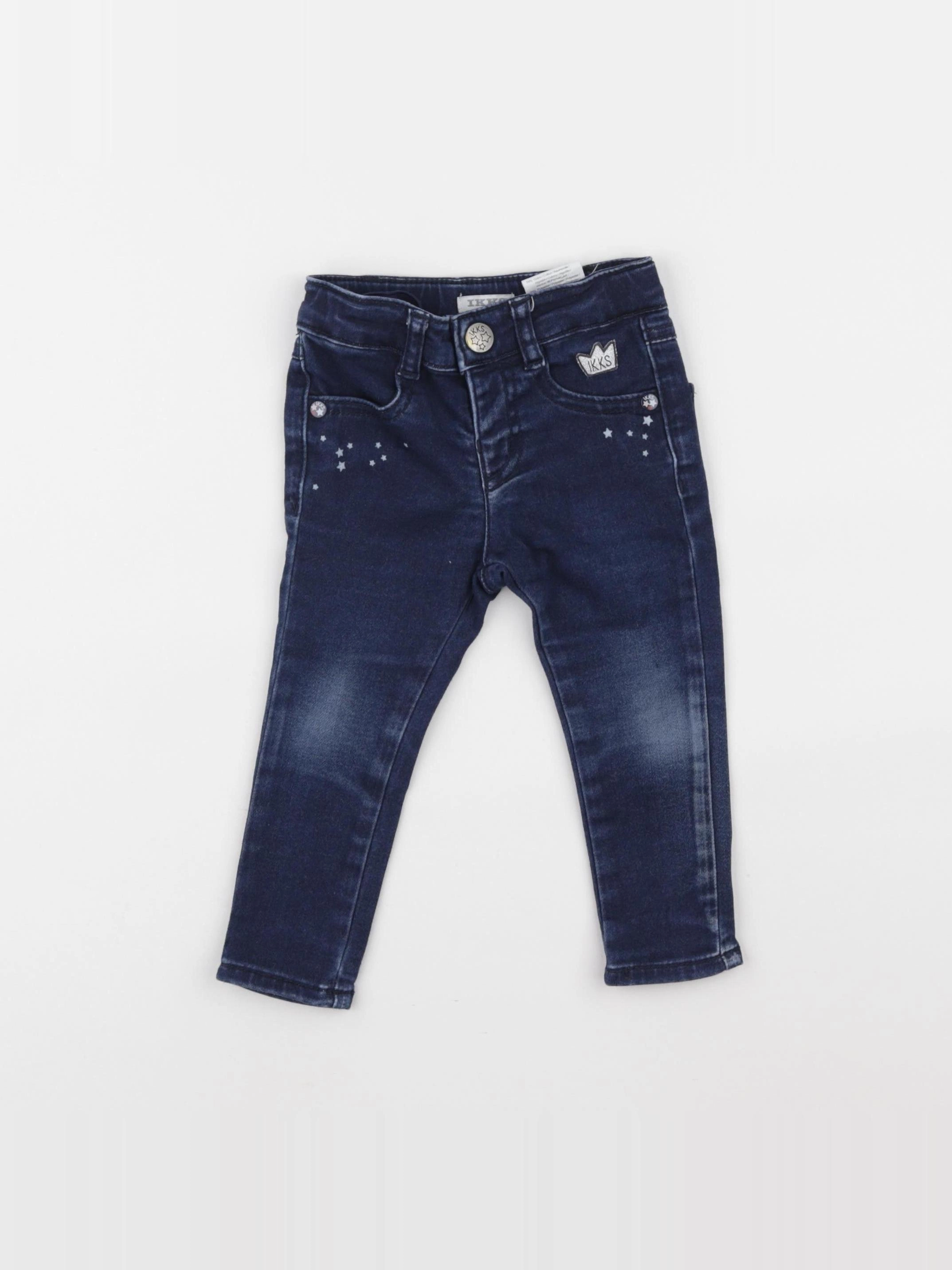 IKKS - jean bleu - 12 mois