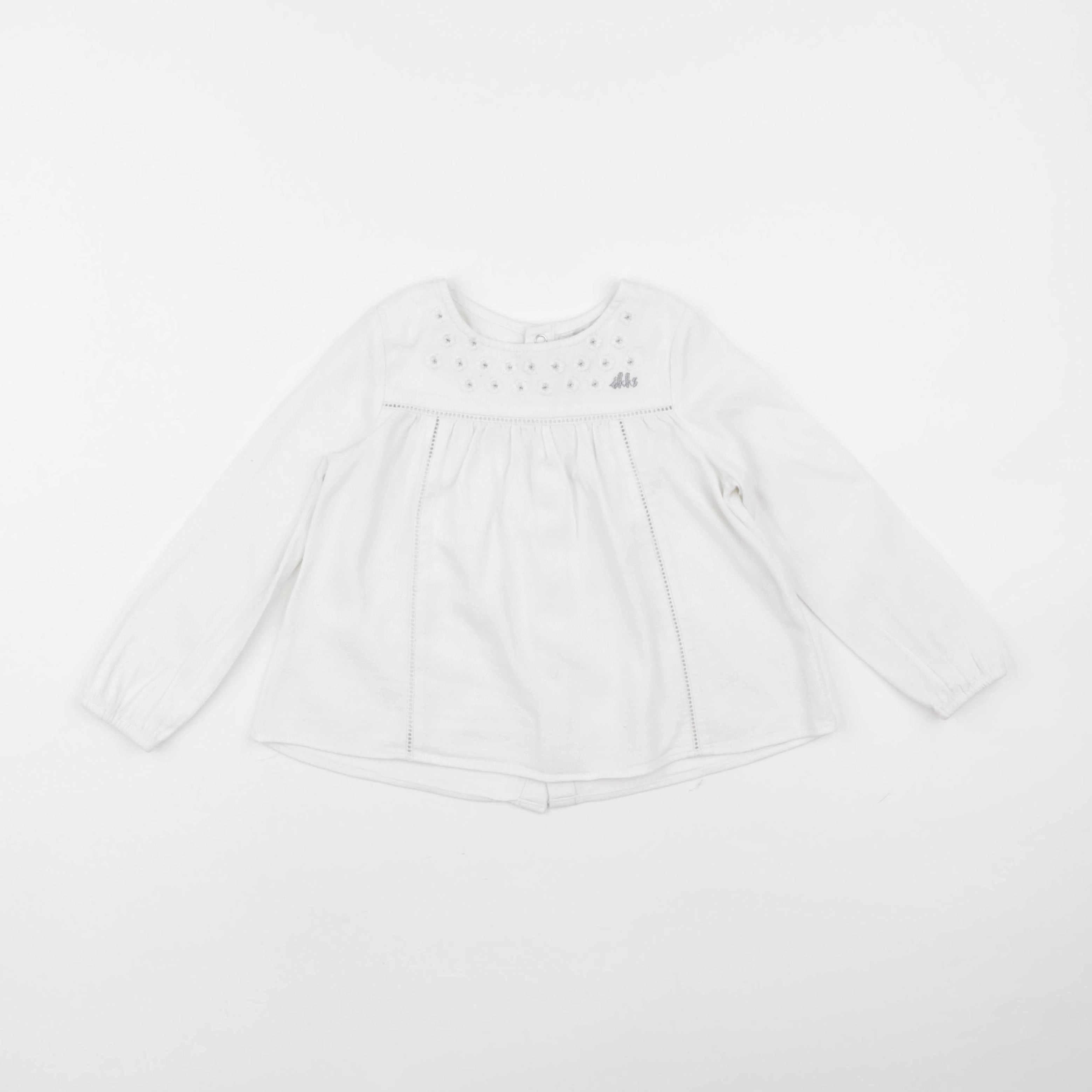IKKS - blouse blanc - 3 ans