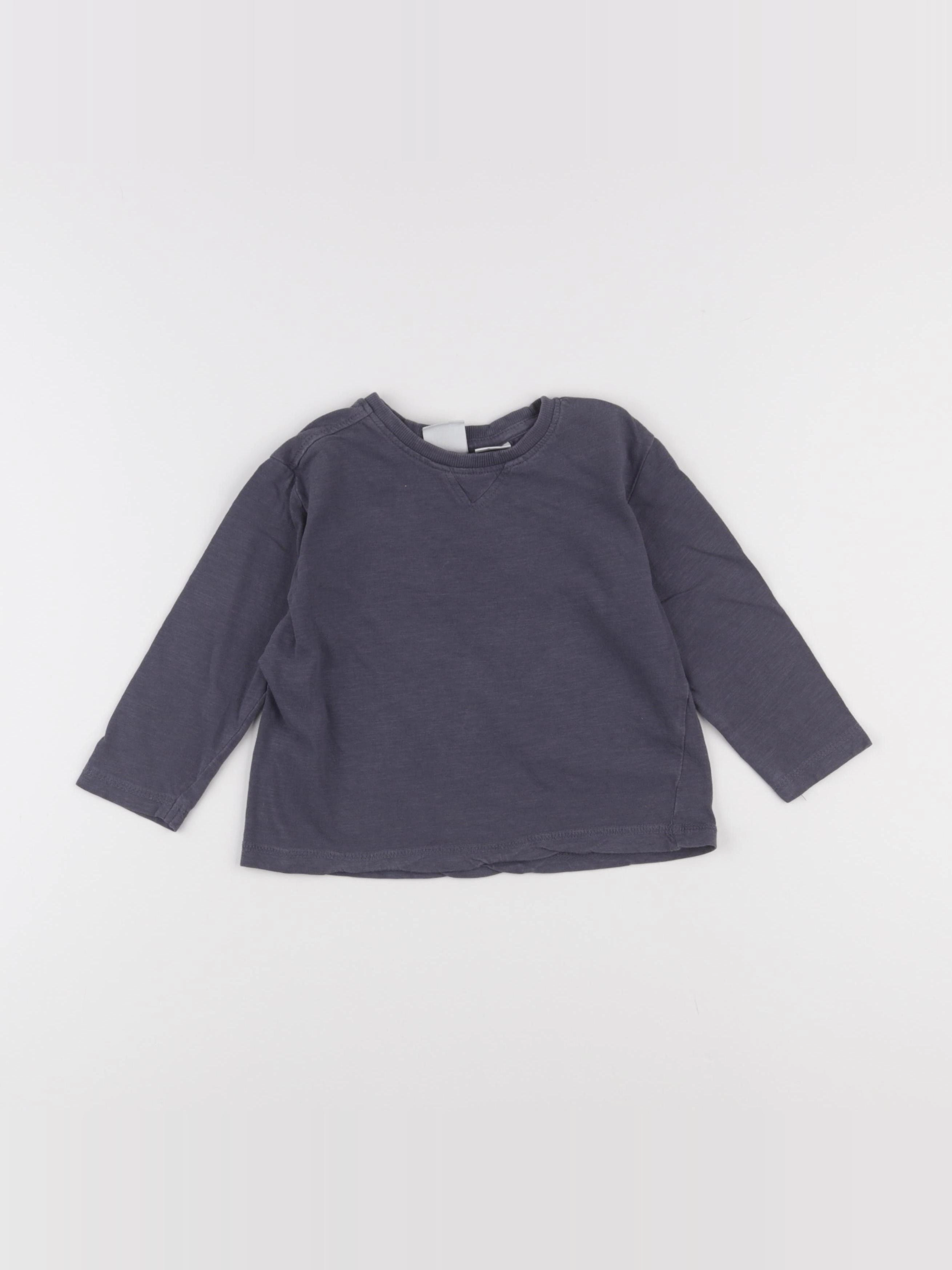 Zara - tee-shirt bleu - 18/24 mois
