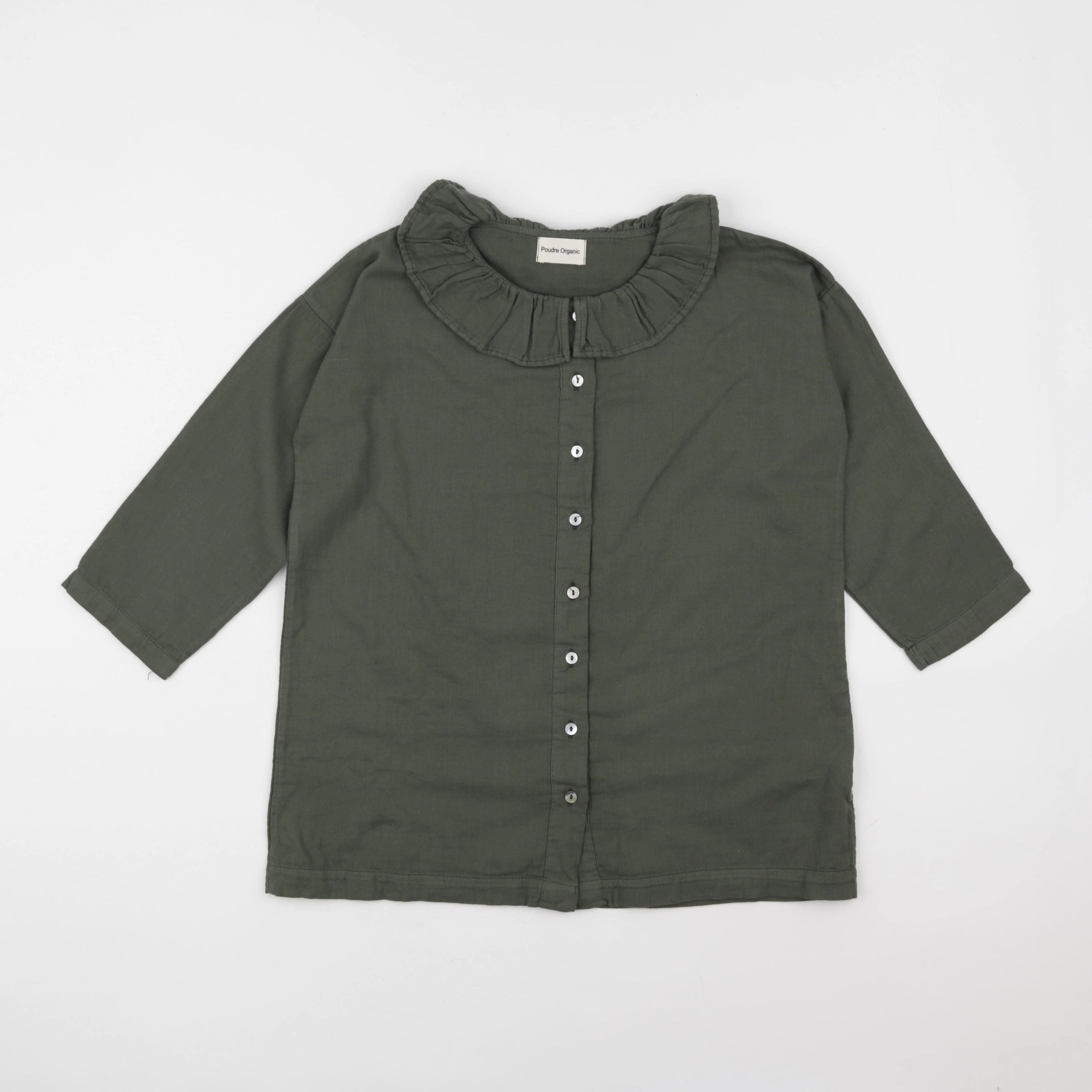 Poudre Organic - blouse vert - 12 ans