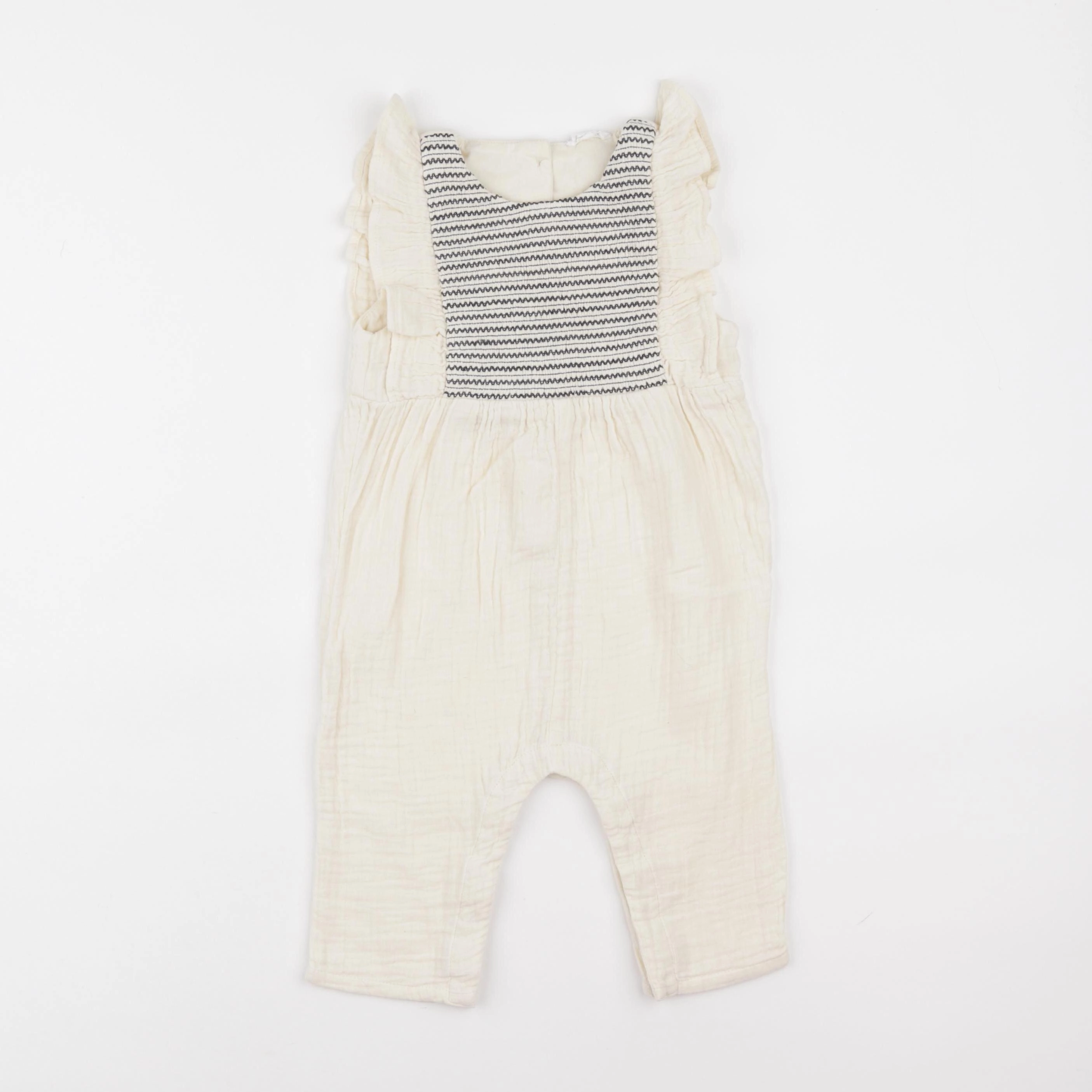 Vertbaudet - combinaison beige - 12 mois