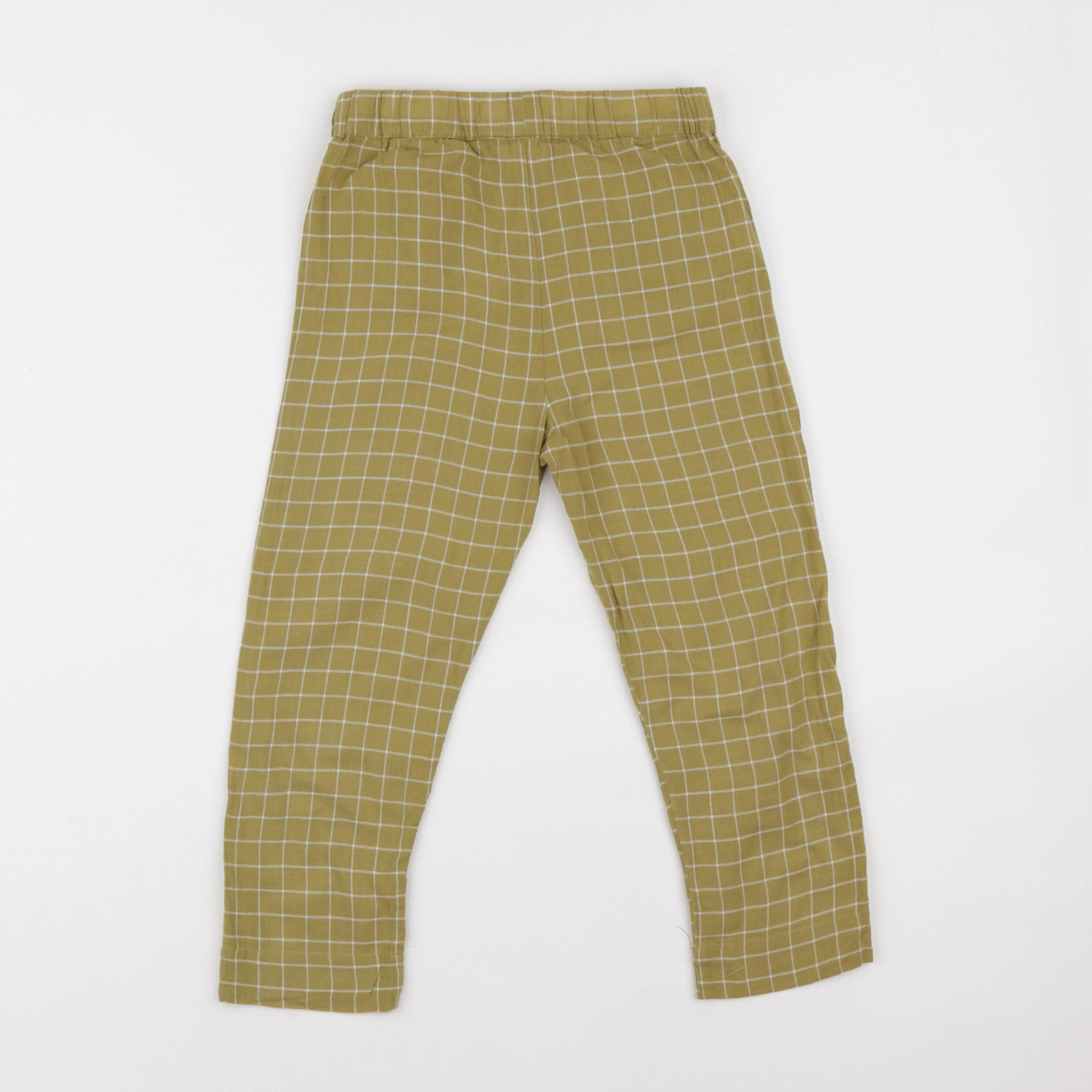 Lililotte - pantalon vert, blanc - 10 ans