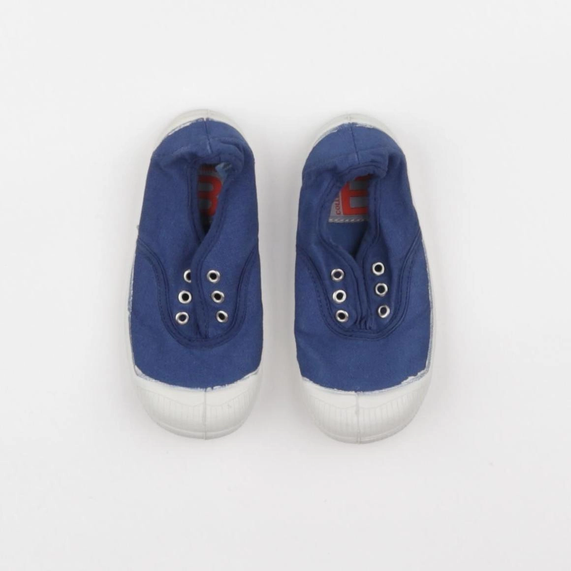 Bensimon - tennis élastiqué bleu - pointure 24