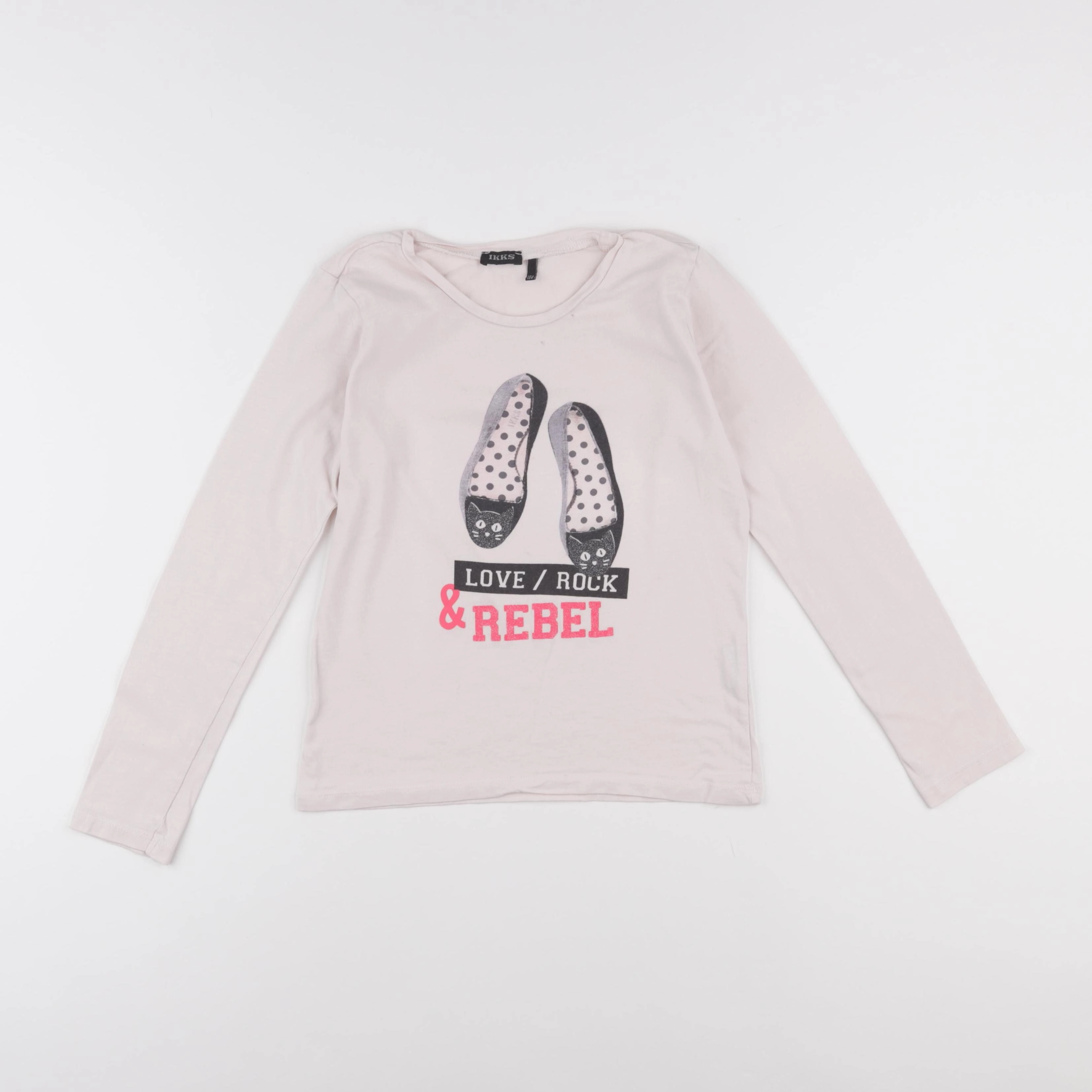 IKKS - tee-shirt rose - 10 ans