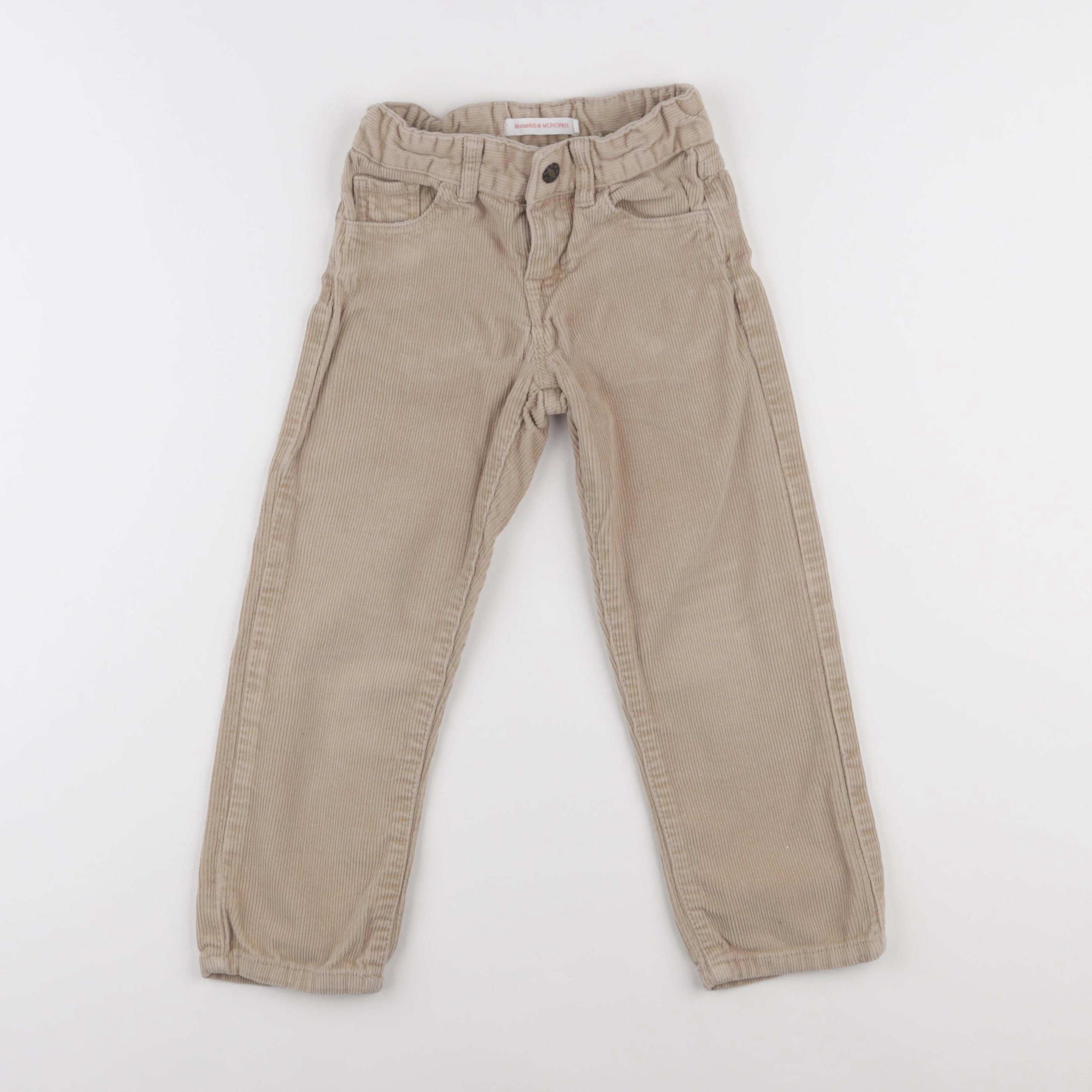 Monoprix - pantalon marron - 4 ans