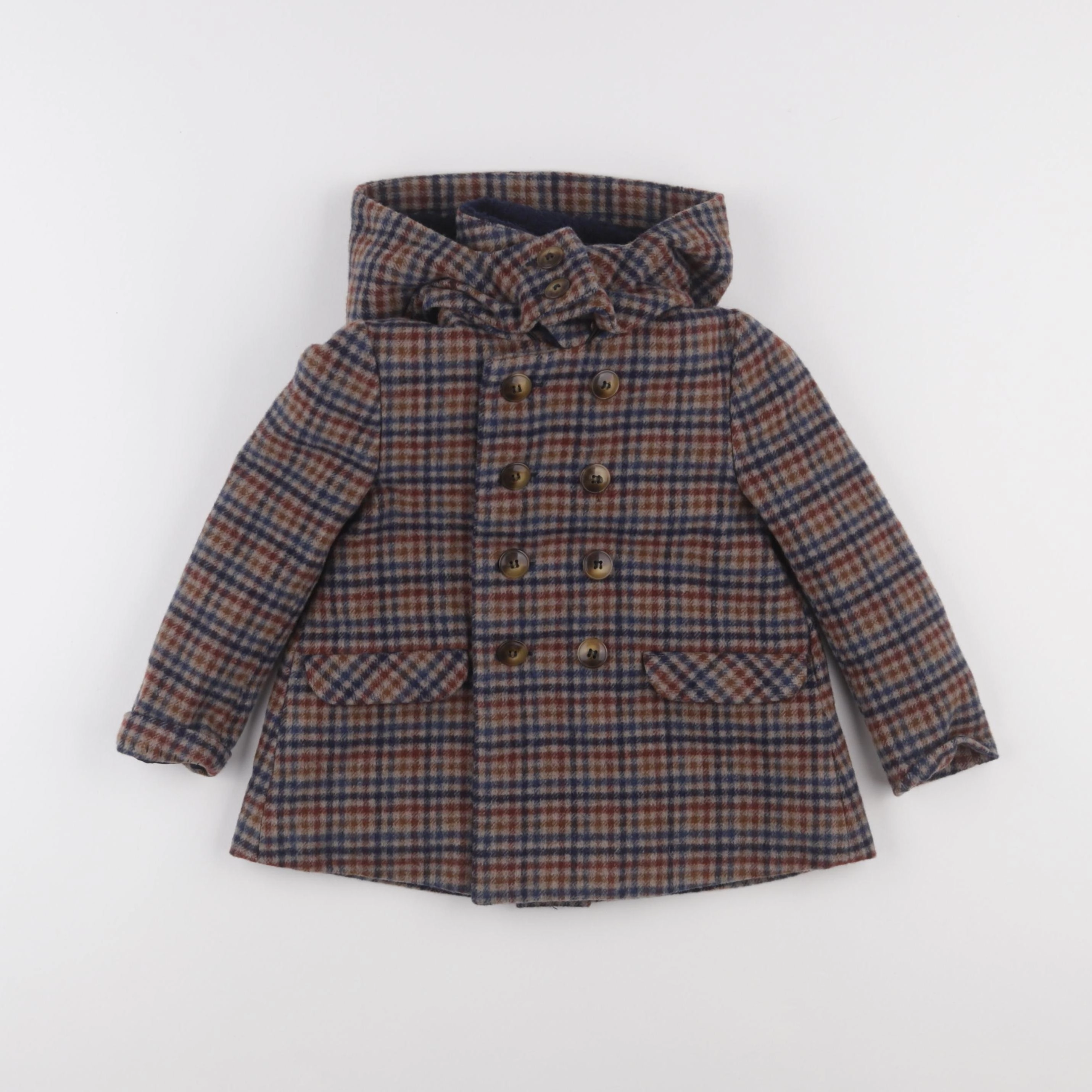 Cyrillus - manteau multicolore - 3 ans