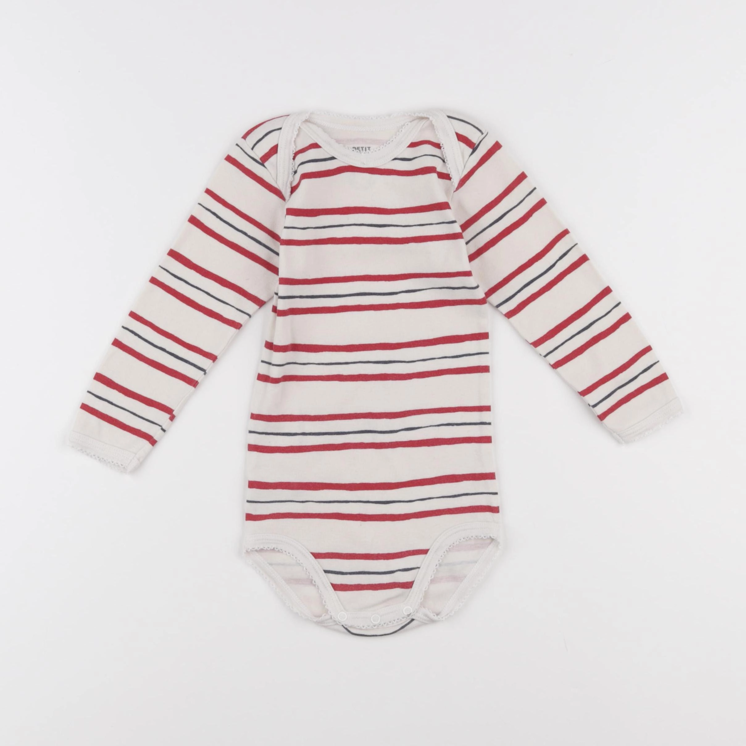 Petit Bateau - body beige - 9 mois