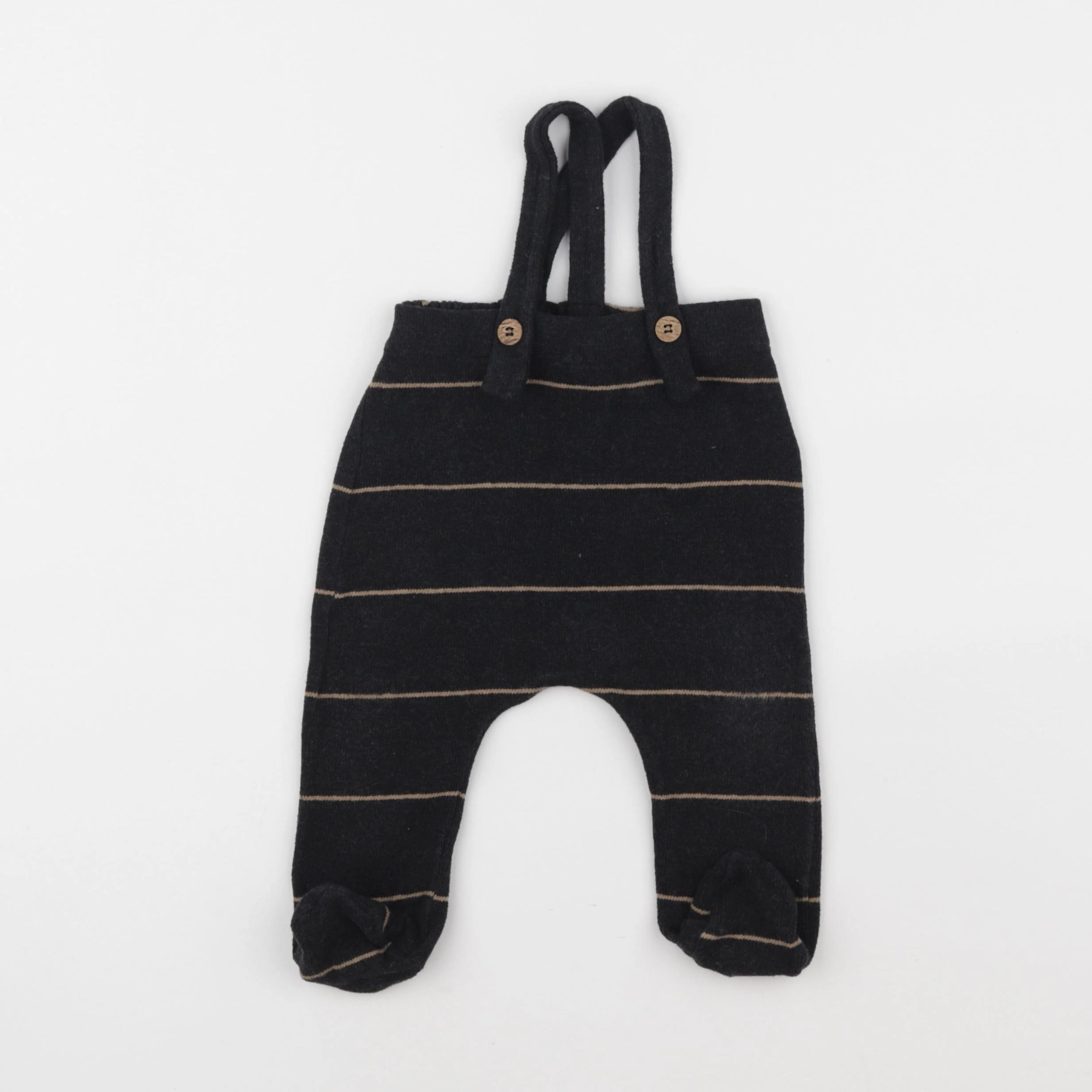 1+ In the family - legging noir, marron - 9 mois