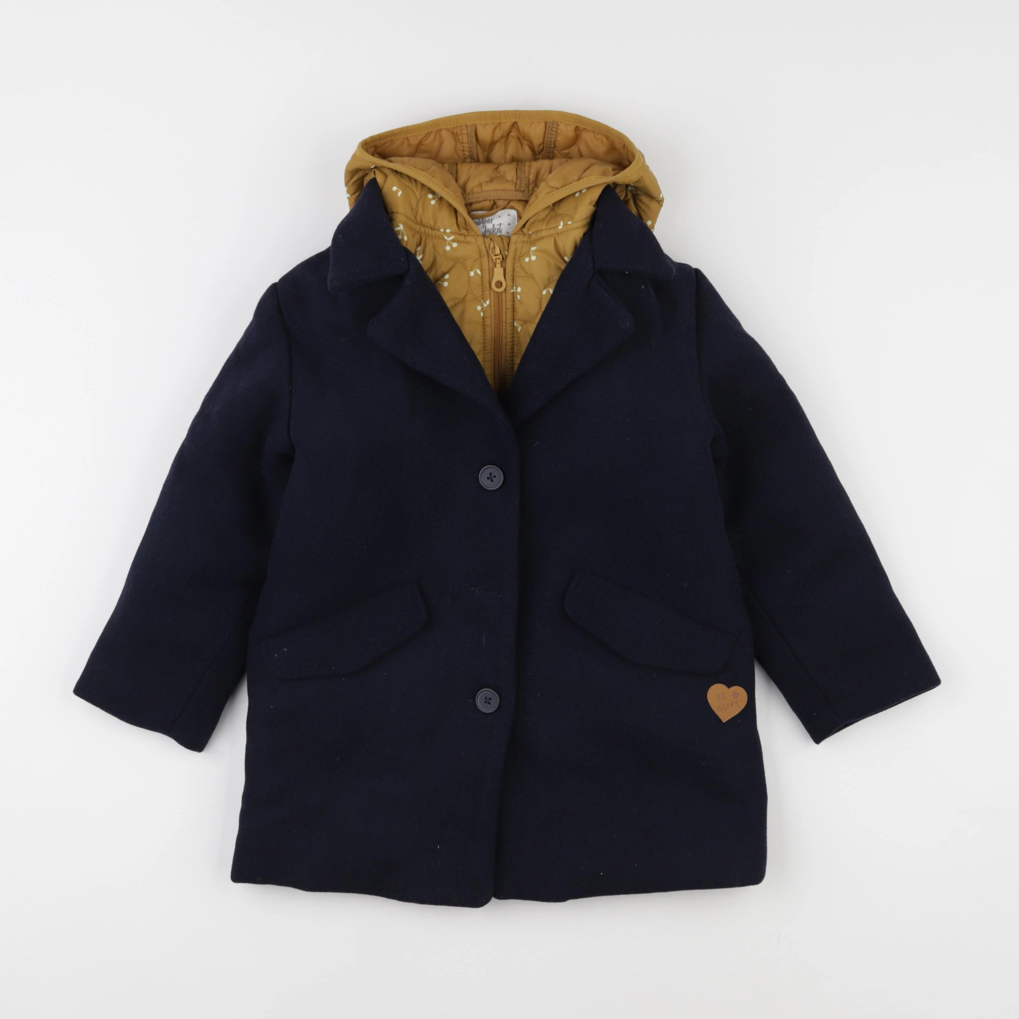 Vertbaudet - manteau bleu - 6 ans