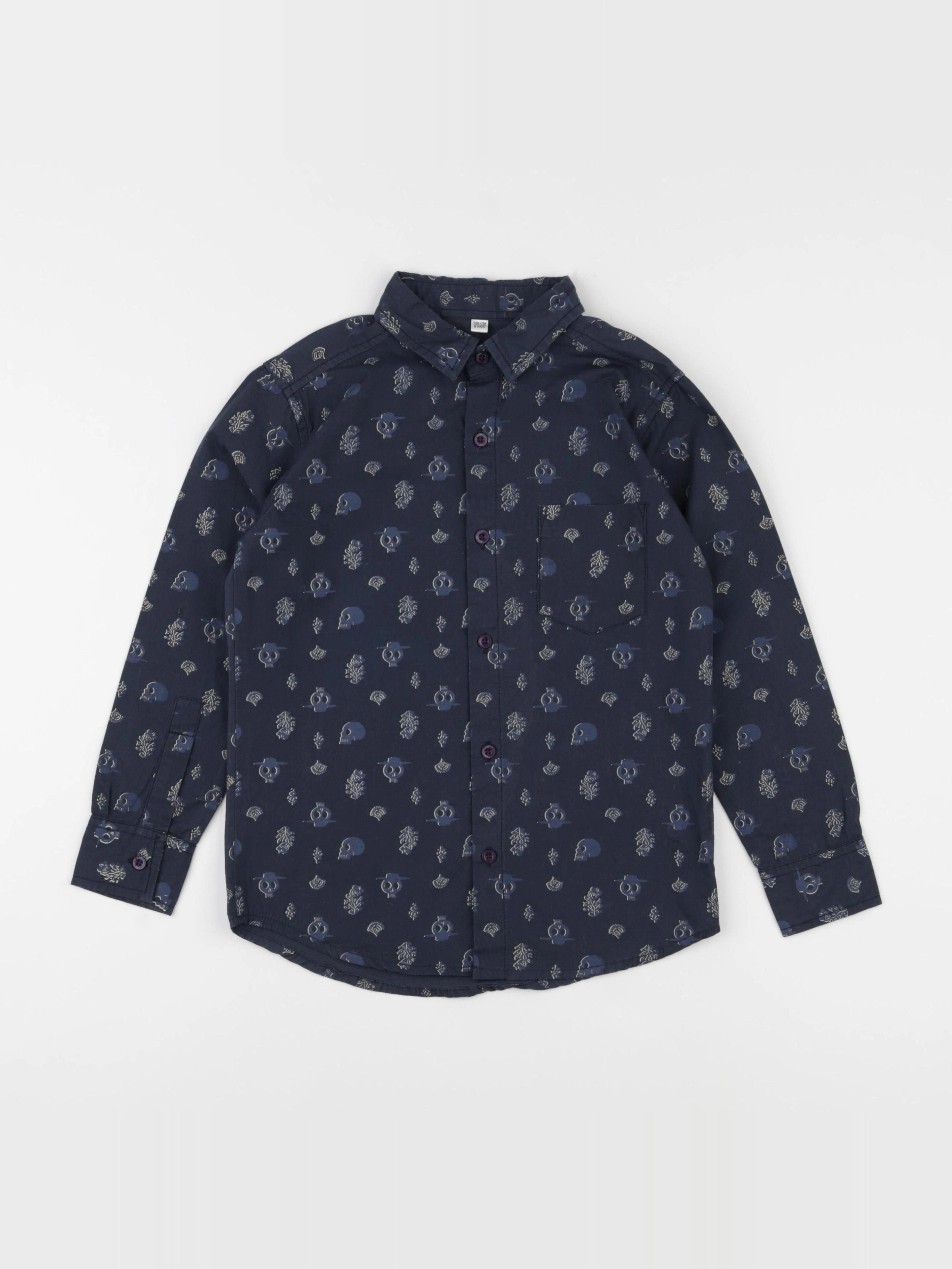 Vertbaudet - chemise bleu - 8 ans