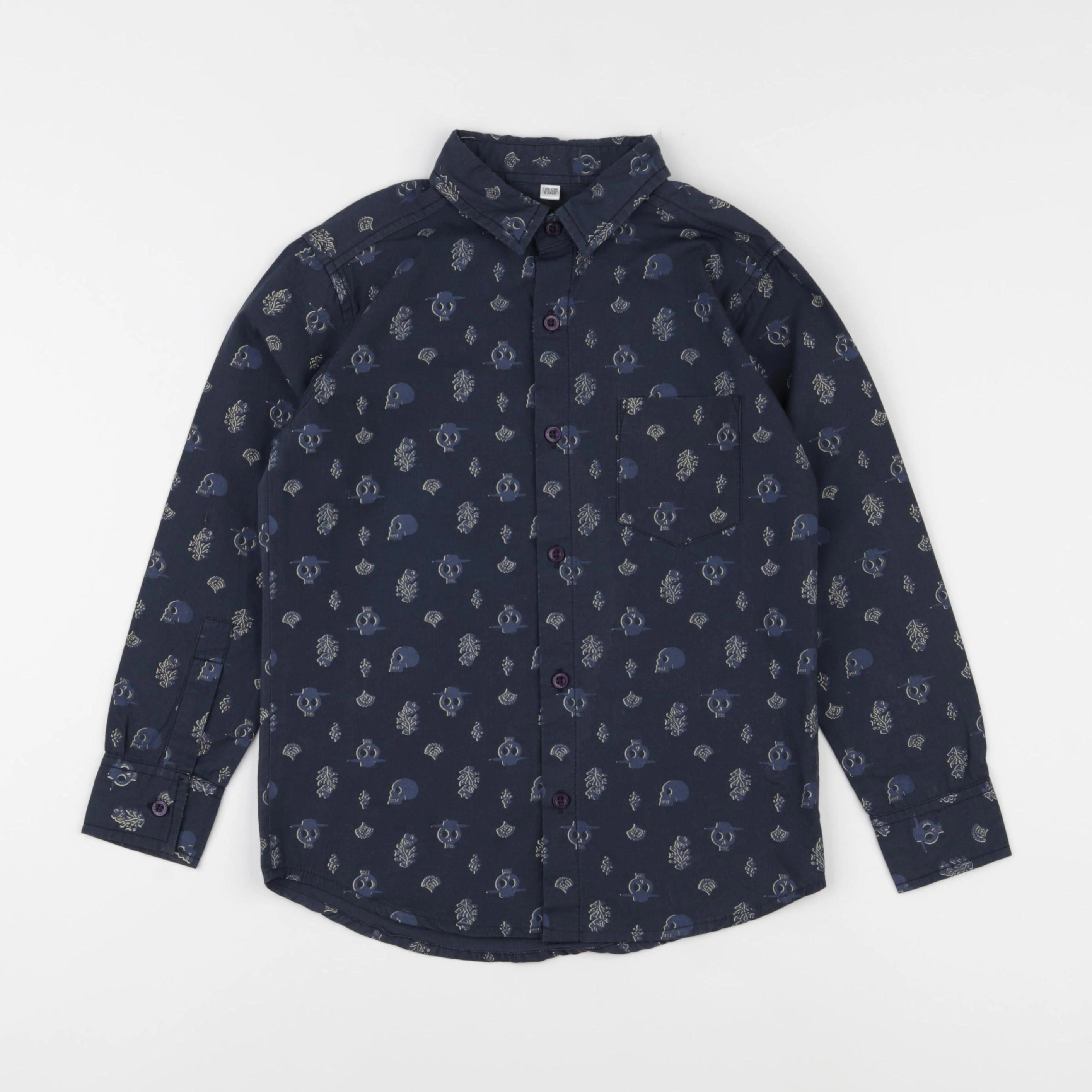 Vertbaudet - chemise bleu - 8 ans