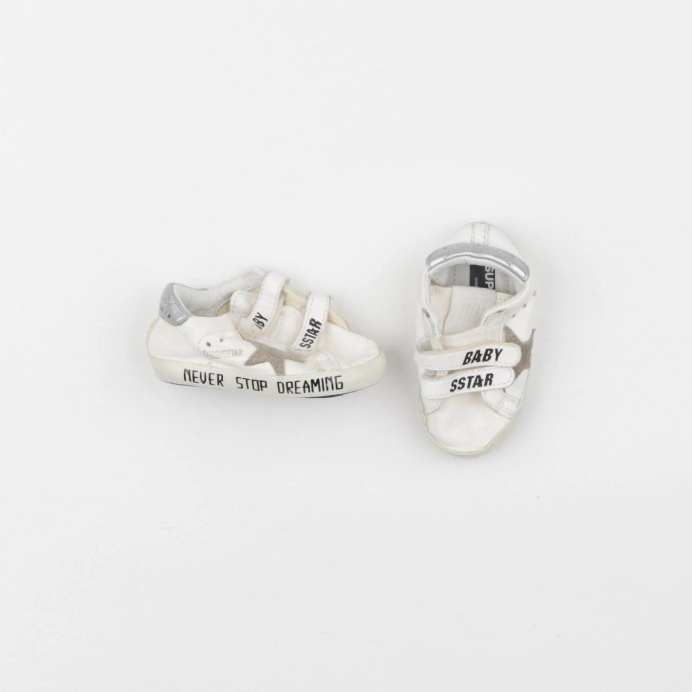 Golden Goose - chaussons blanc - pointure 17/18