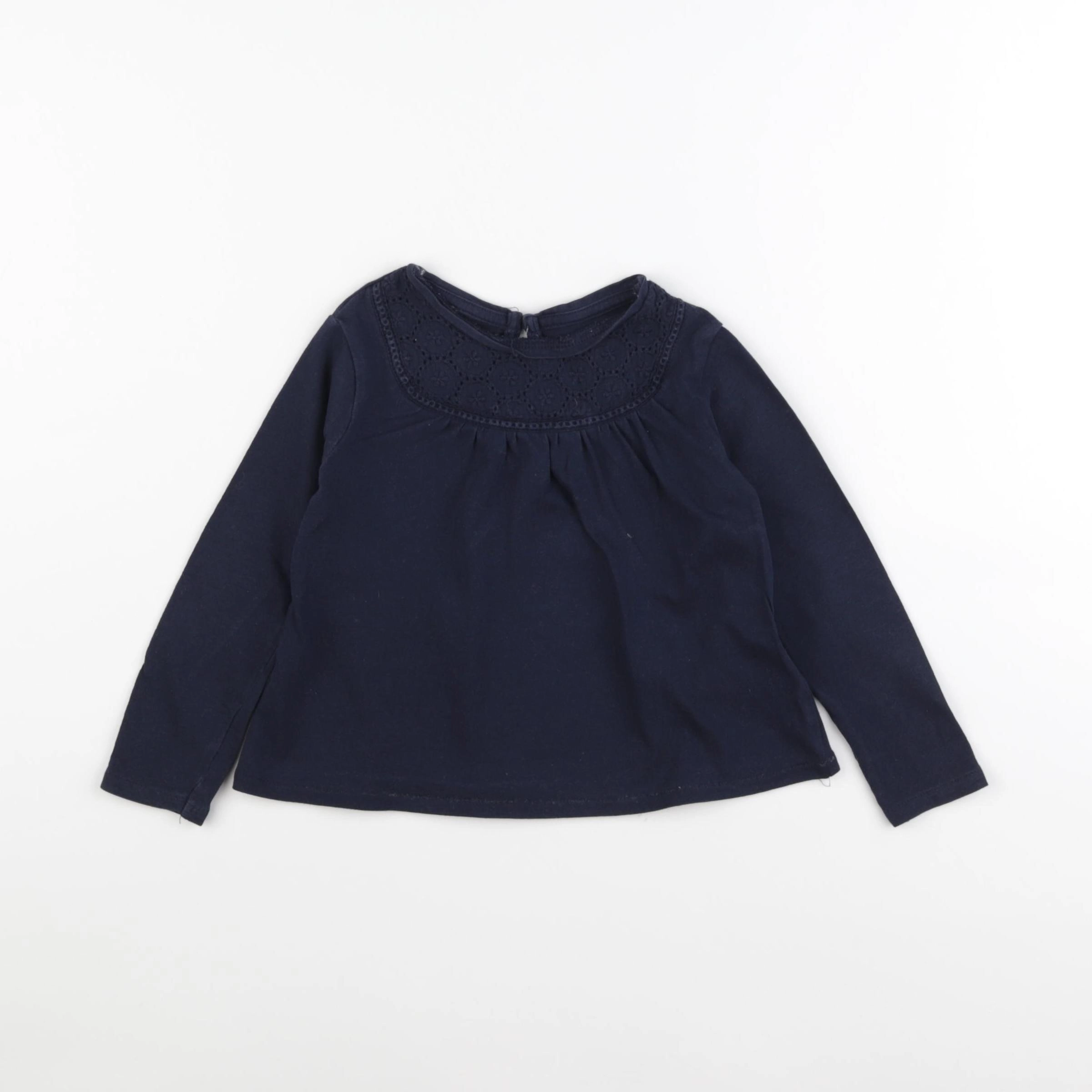 Vertbaudet - tee-shirt bleu - 3 ans