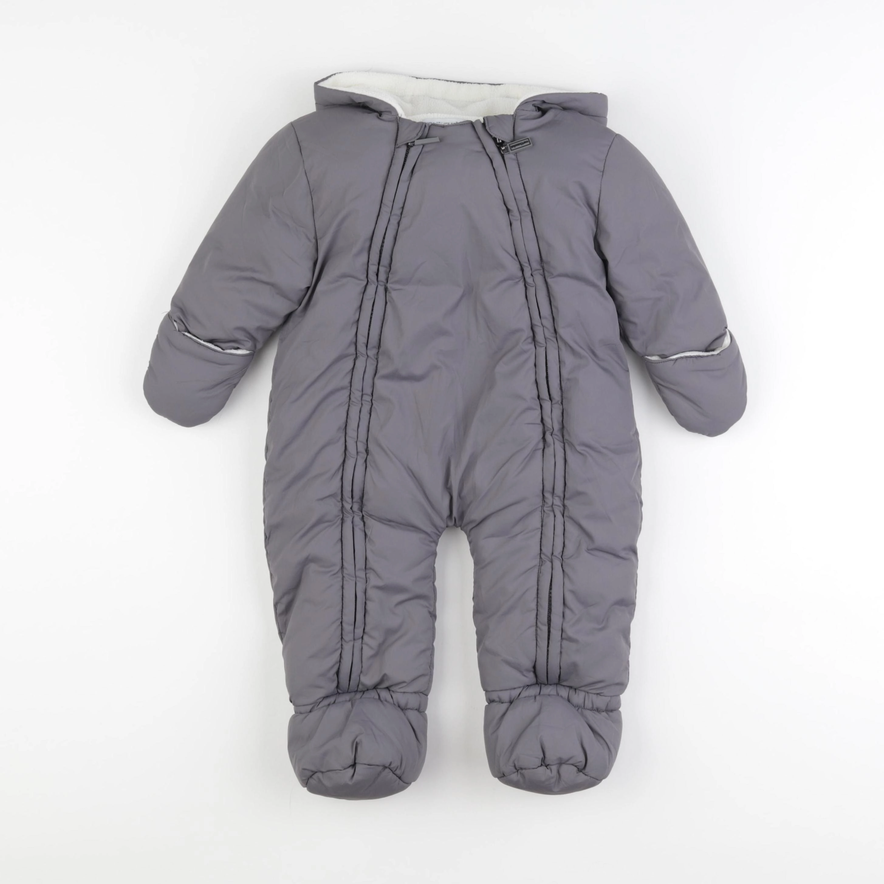 Vertbaudet - combi-pilote gris - 6/9 mois