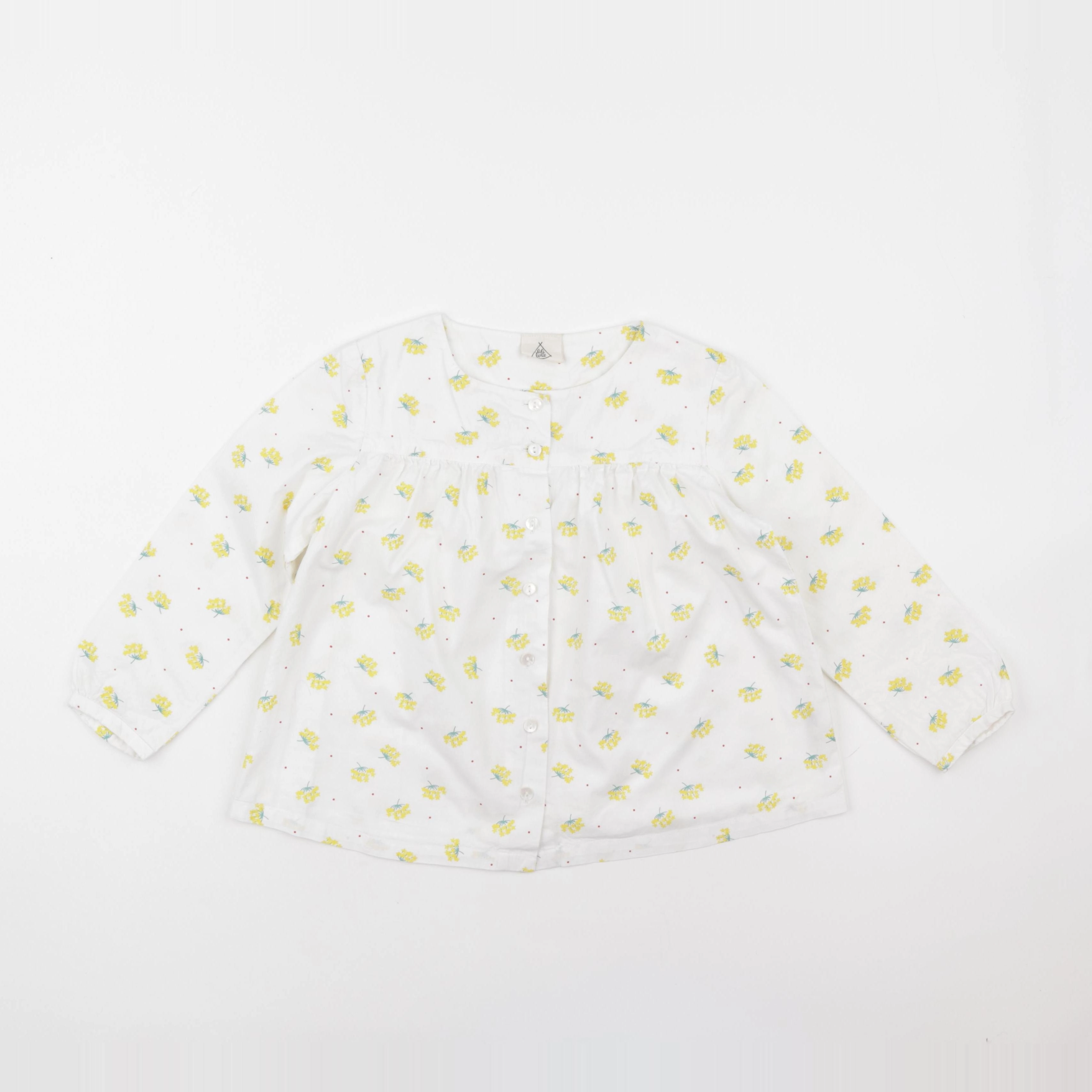 Lililotte - blouse blanc, jaune - 6 ans
