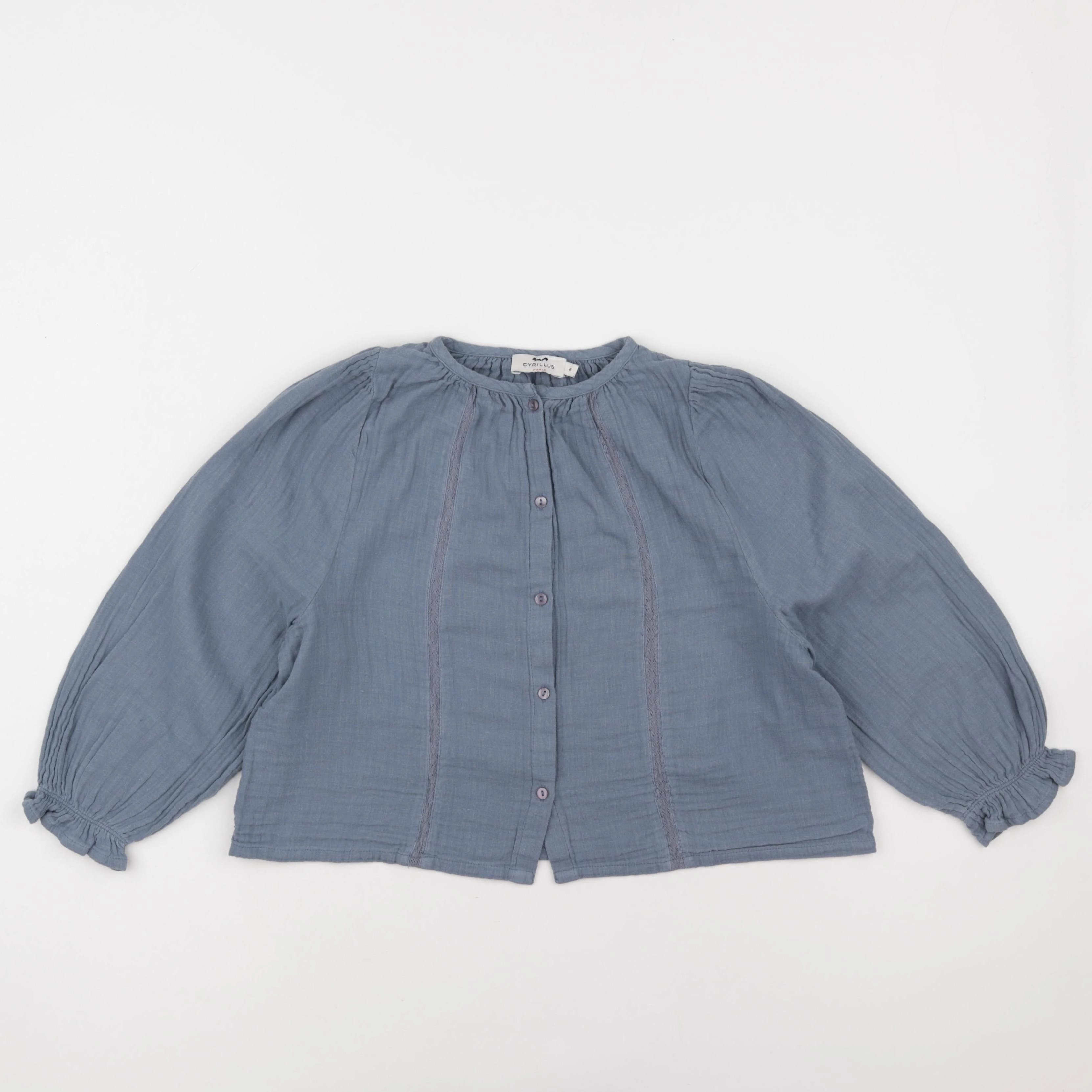Cyrillus - blouse bleu - 8 ans
