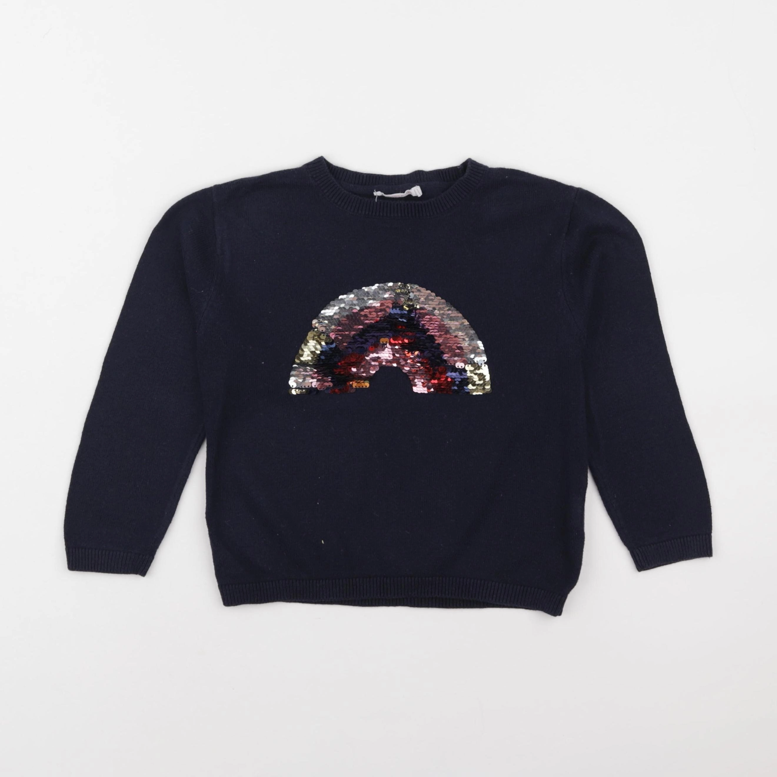 Monoprix - pull bleu - 5 ans