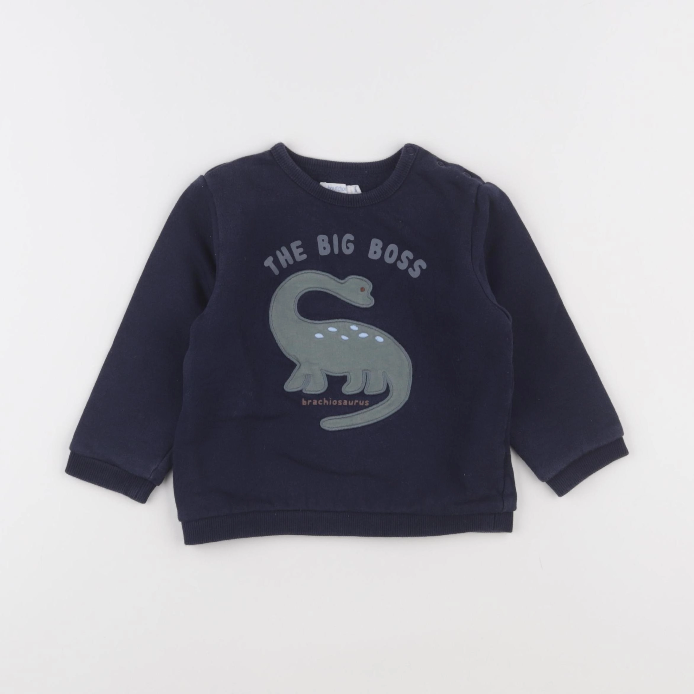Boutchou - sweat bleu - 36 mois