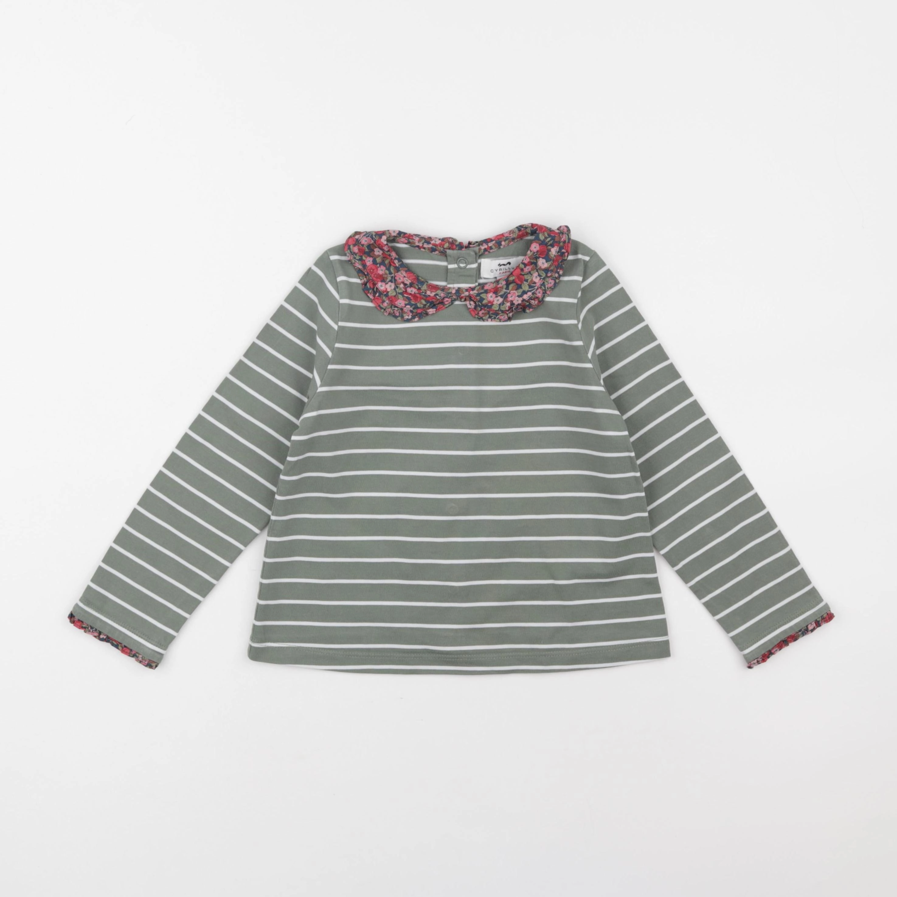 Cyrillus - tee-shirt vert - 36 mois