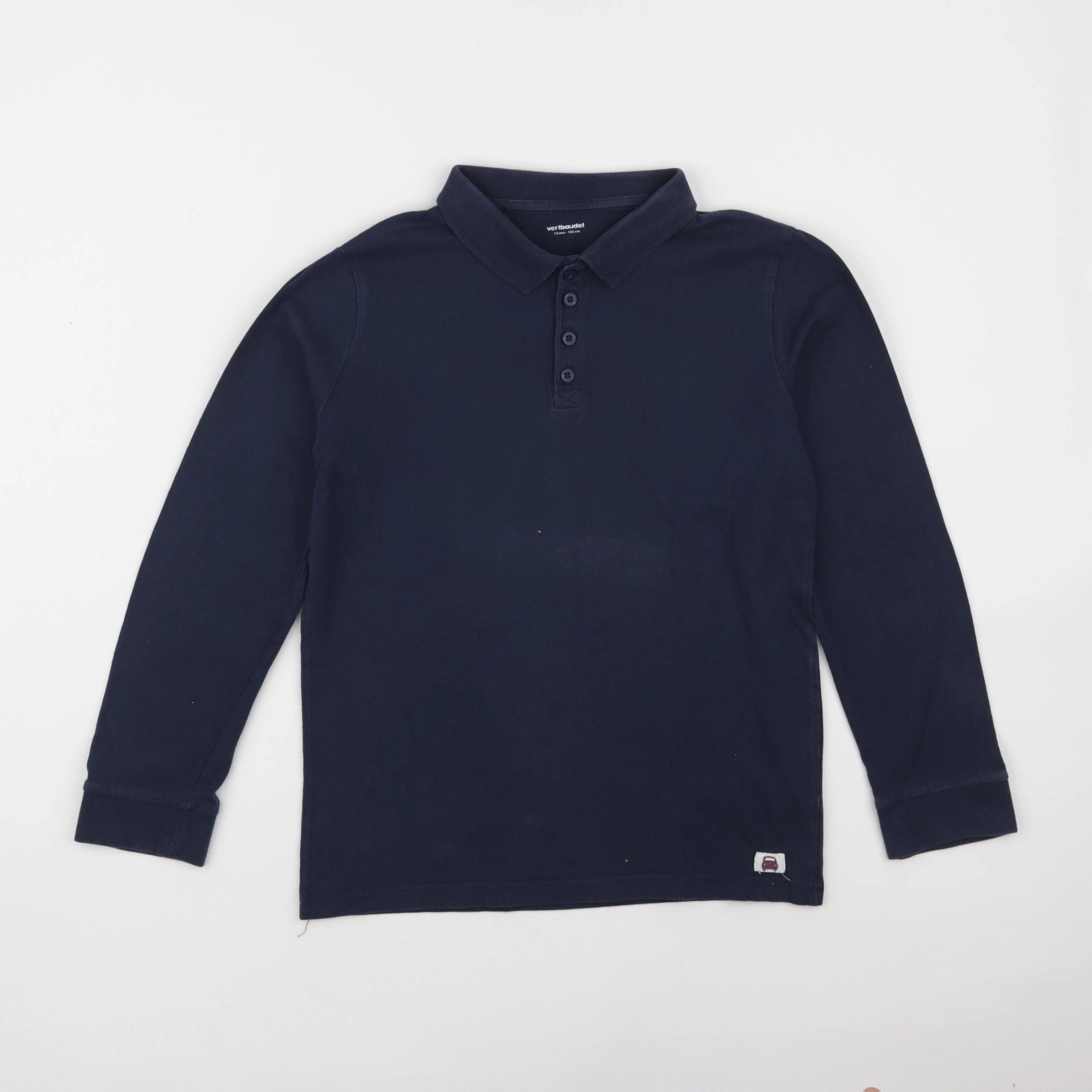 Vertbaudet - polo bleu - 12 ans