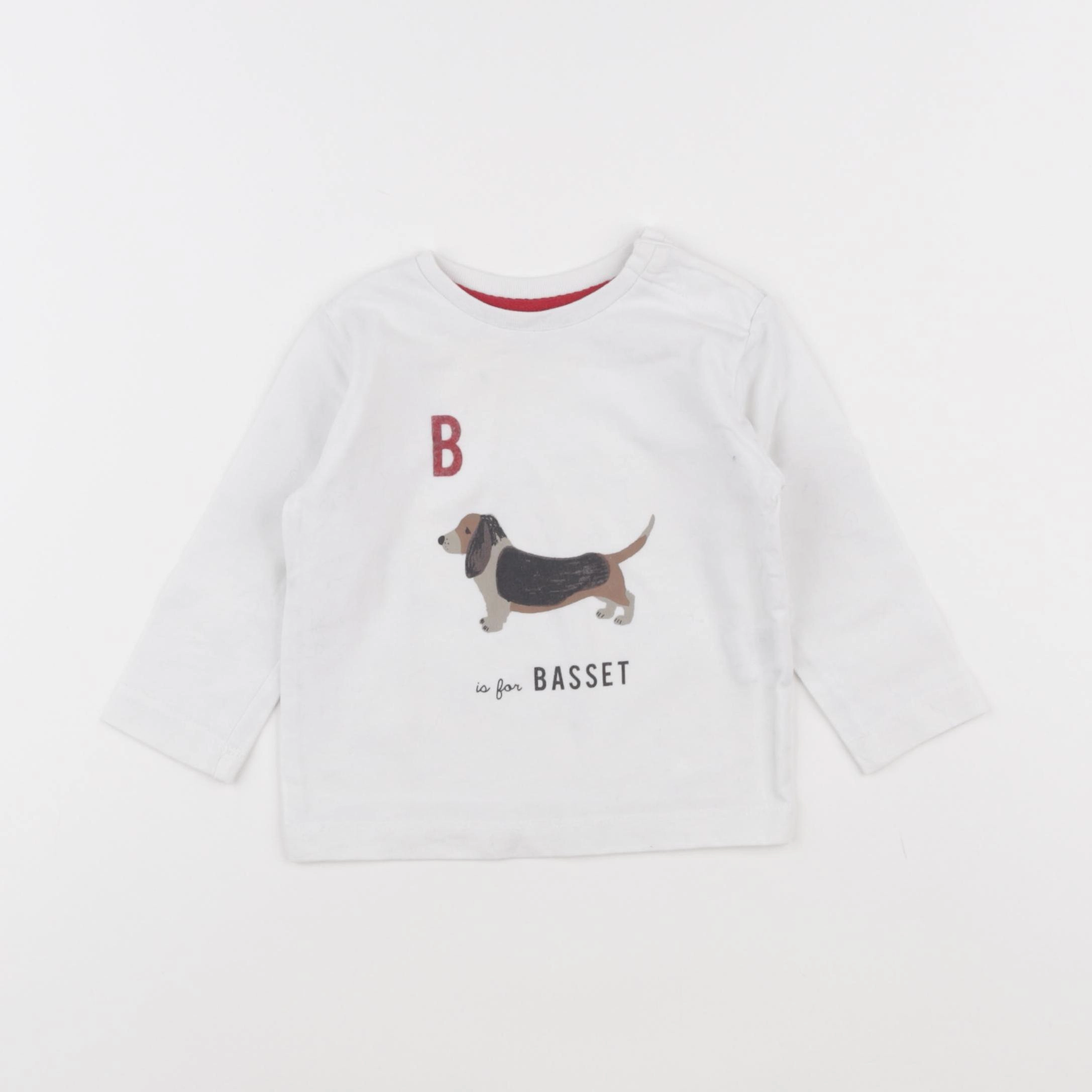 Boutchou - tee-shirt blanc - 9 mois