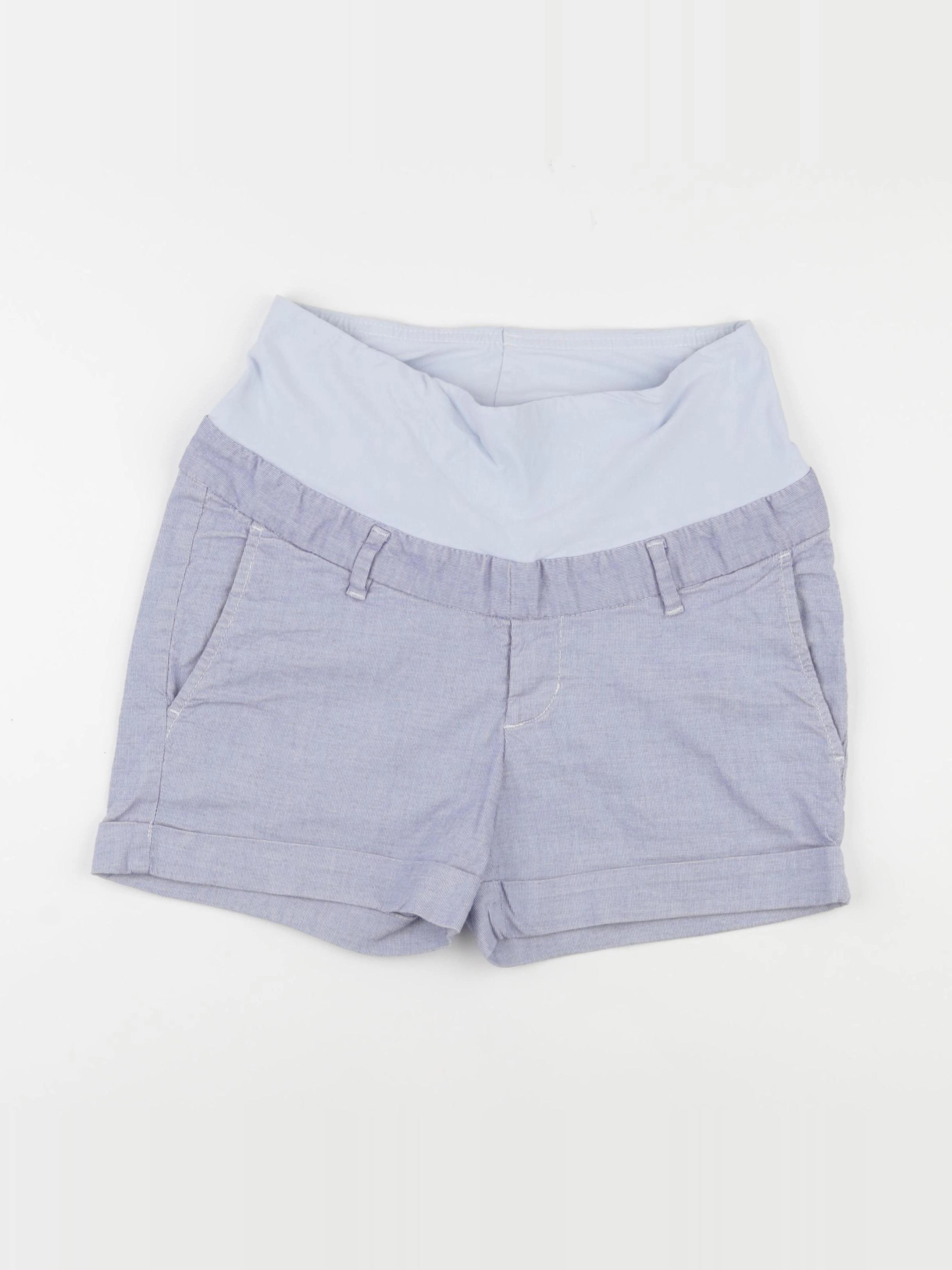 H&M - short grossesse bleu - 34