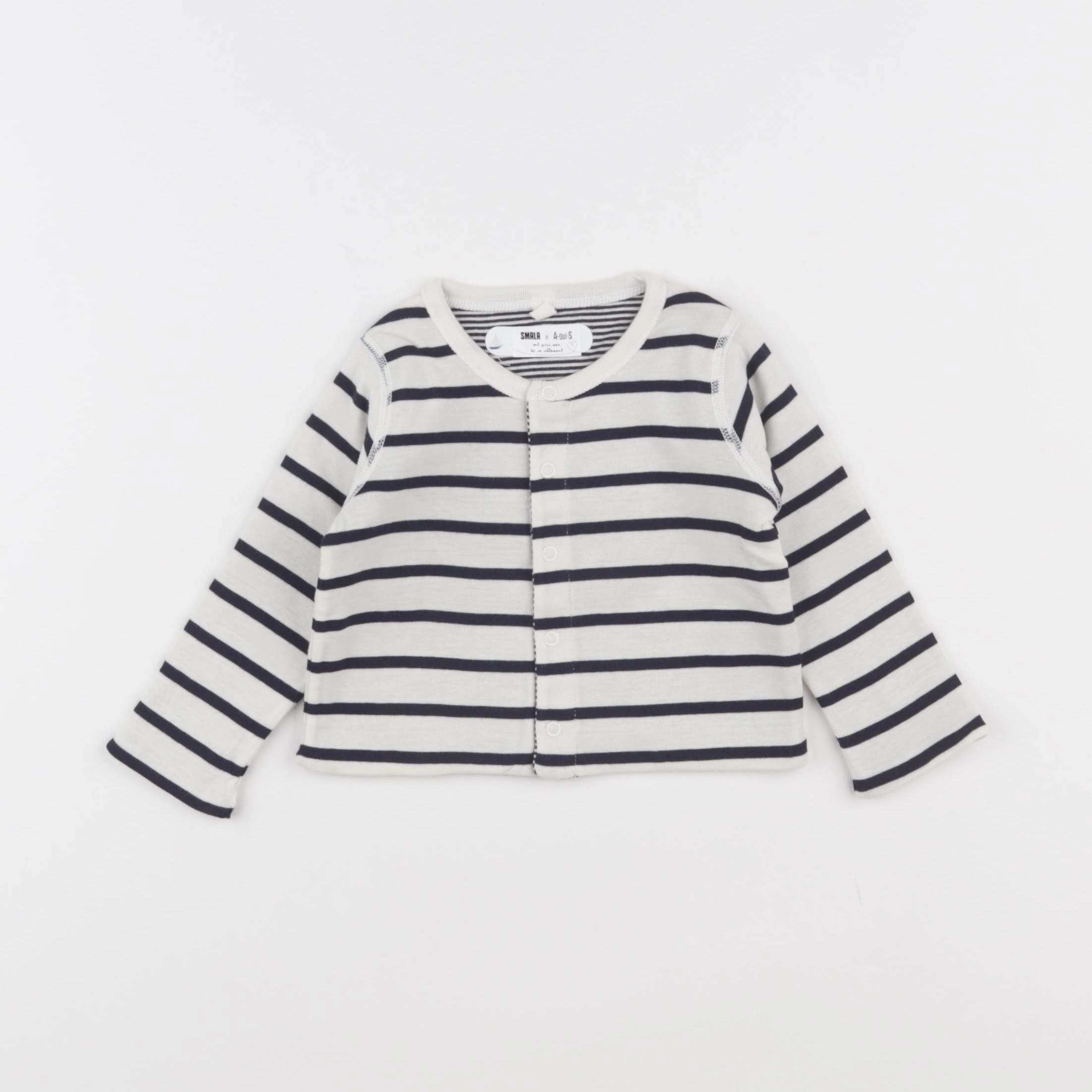 Petit Bateau - gilet beige - 6 mois