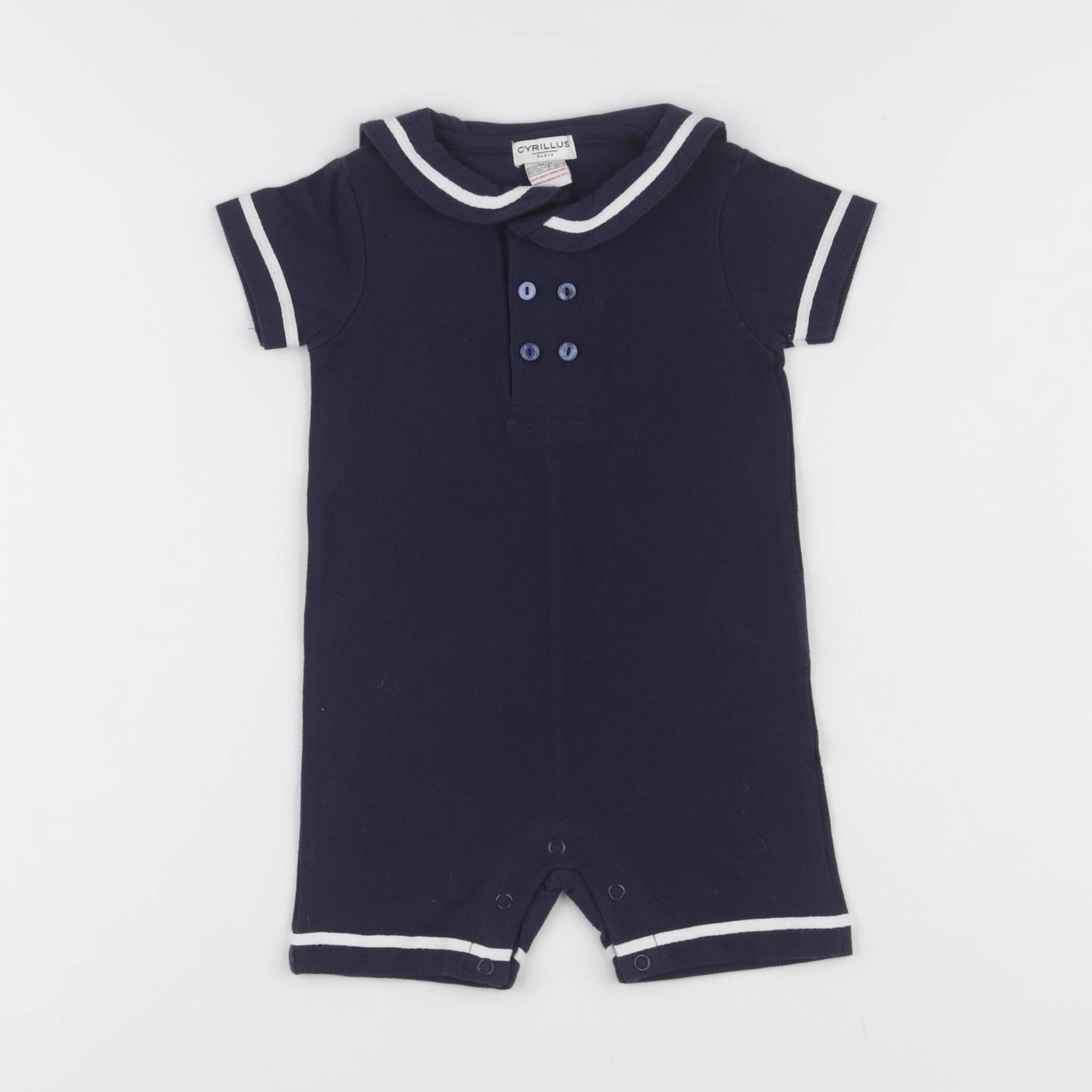 Cyrillus - combinaison bleu - 9 mois